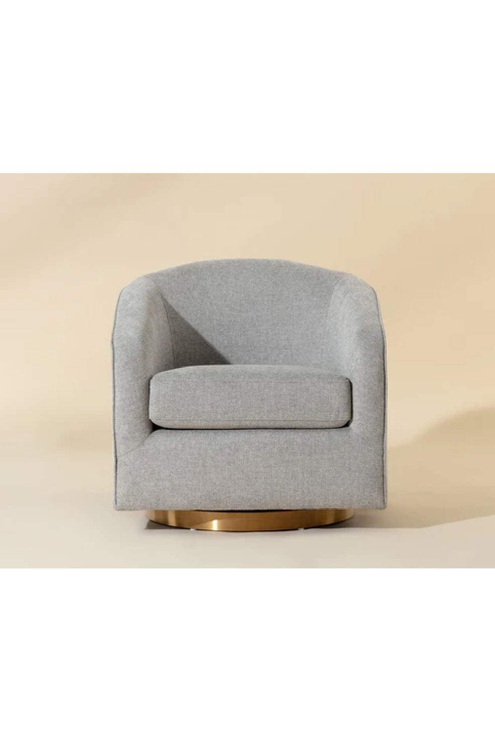 Modern European furniture - Curved Swivel Lounge Chair - www.oroa.com | Oroa.com