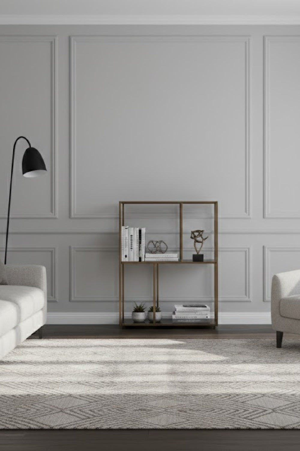 Modern European furniture - Iron Framed Bookcase - www.oroa.com | Oroa.com
