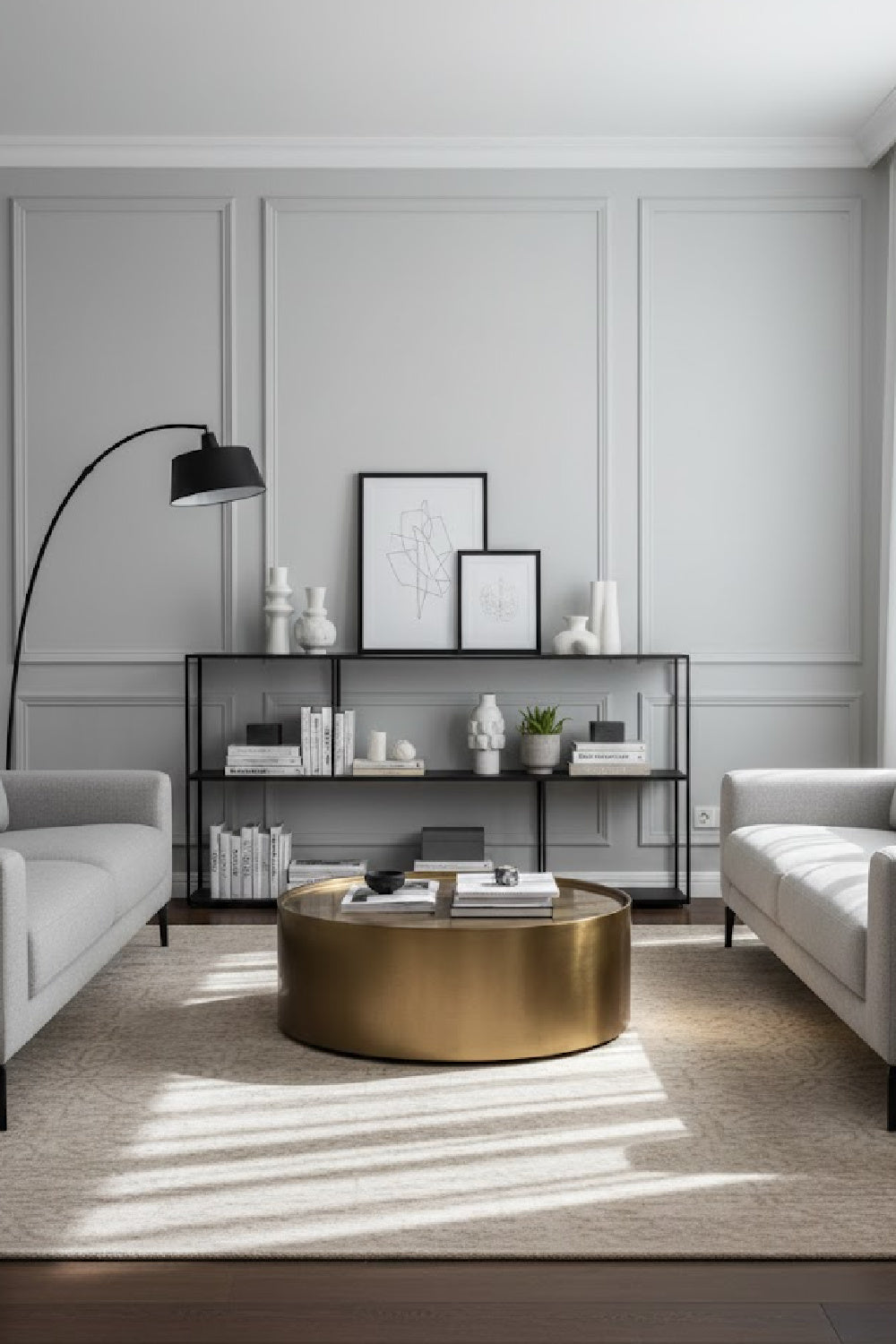 Modern European furniture - Iron Framed Bookcase - www.oroa.com | Oroa.com