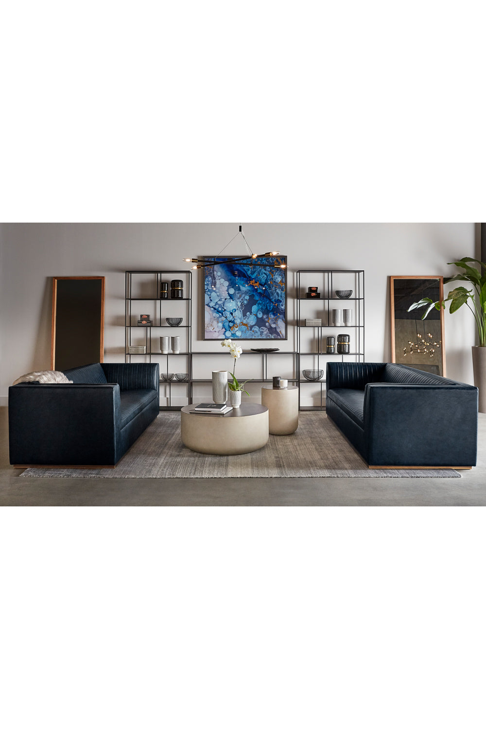 Modern European furniture - Iron Framed Bookcase - www.oroa.com | Oroa.com