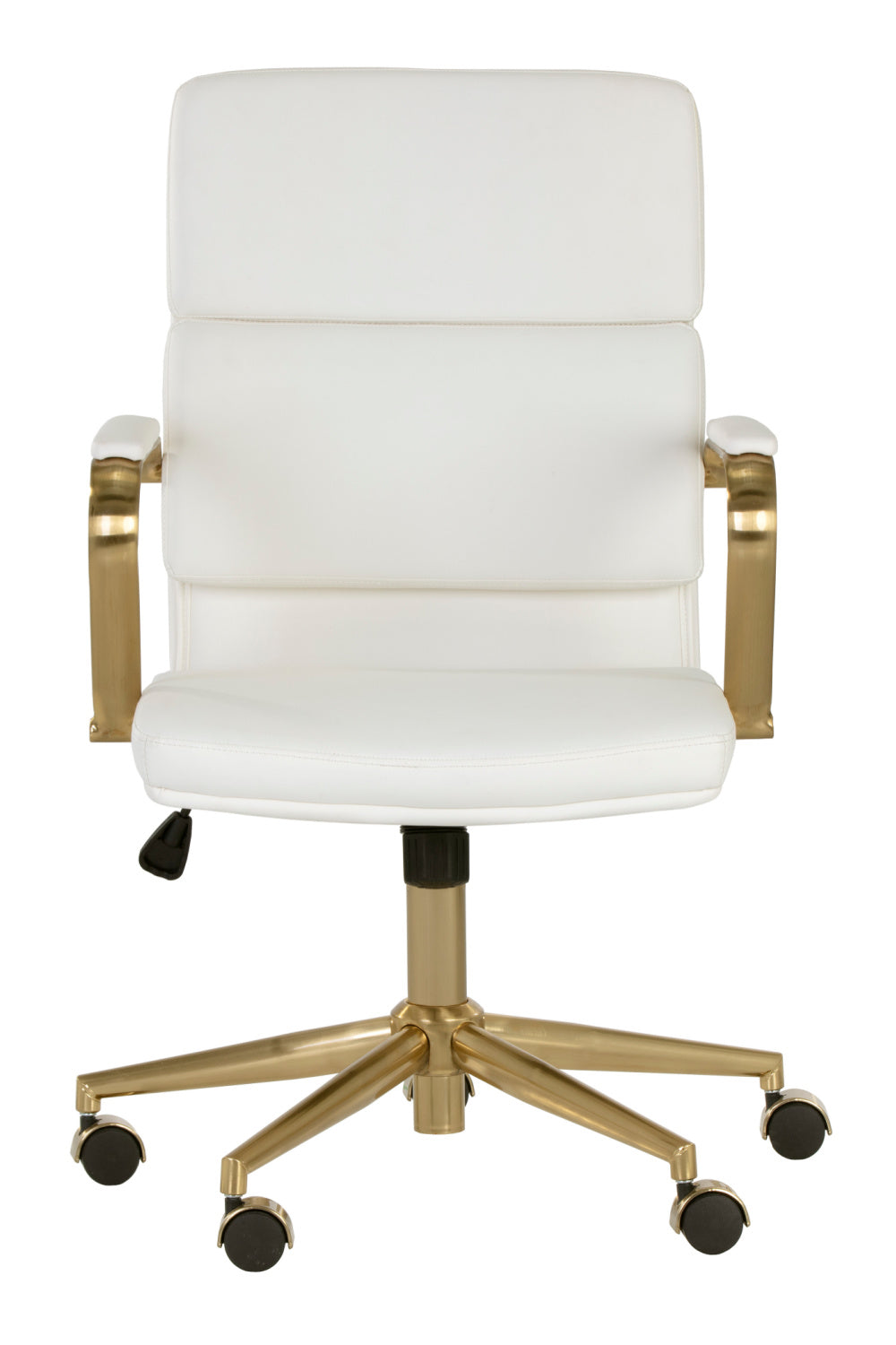 Modern European furniture - Gold Frame Upholstered Office Chair - www.oroa.com | Oroa.com