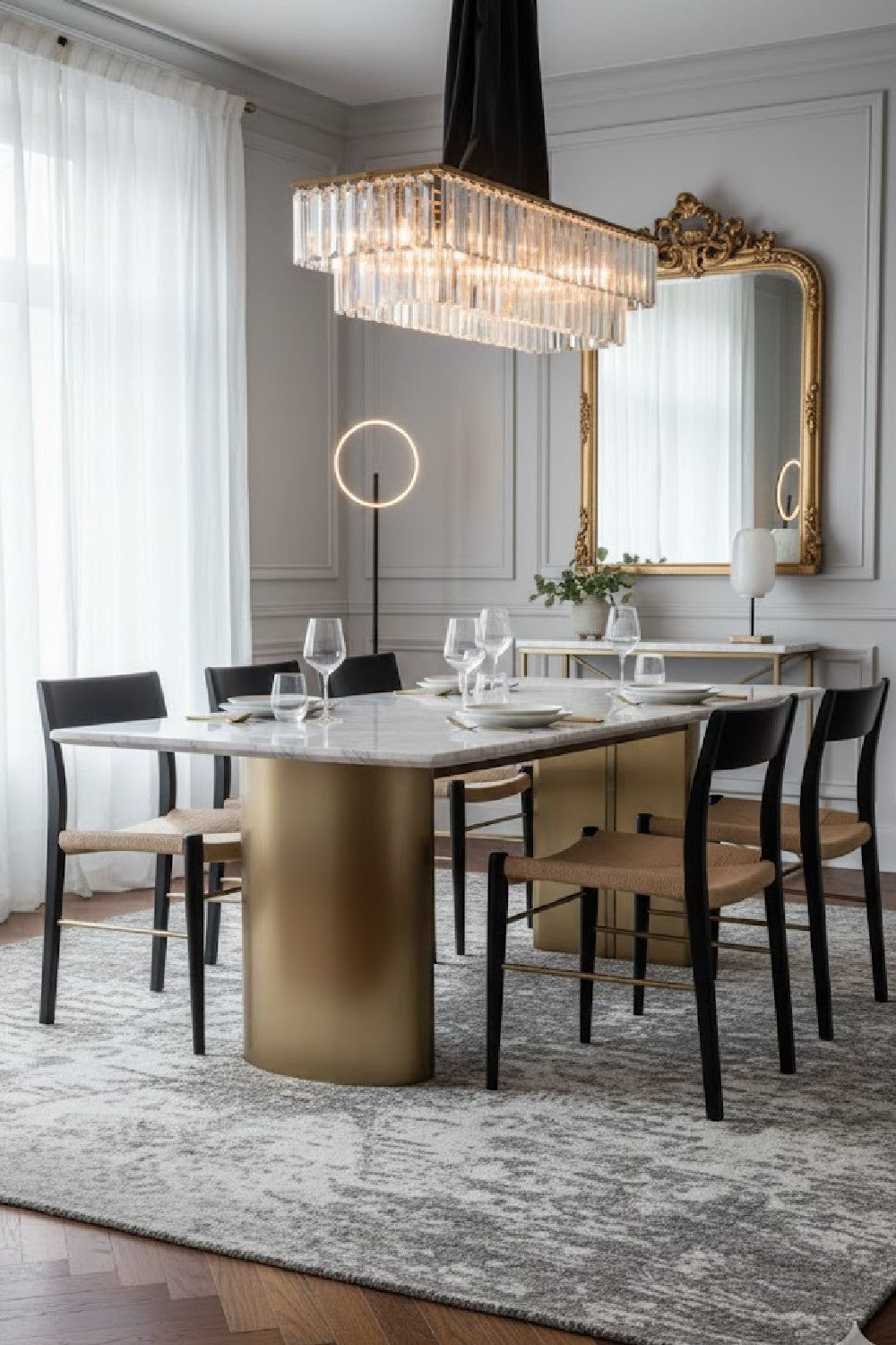 Modern European furniture - Natural Rope Seat Dining Chairs (2) - www.oroa.com | Oroa.com