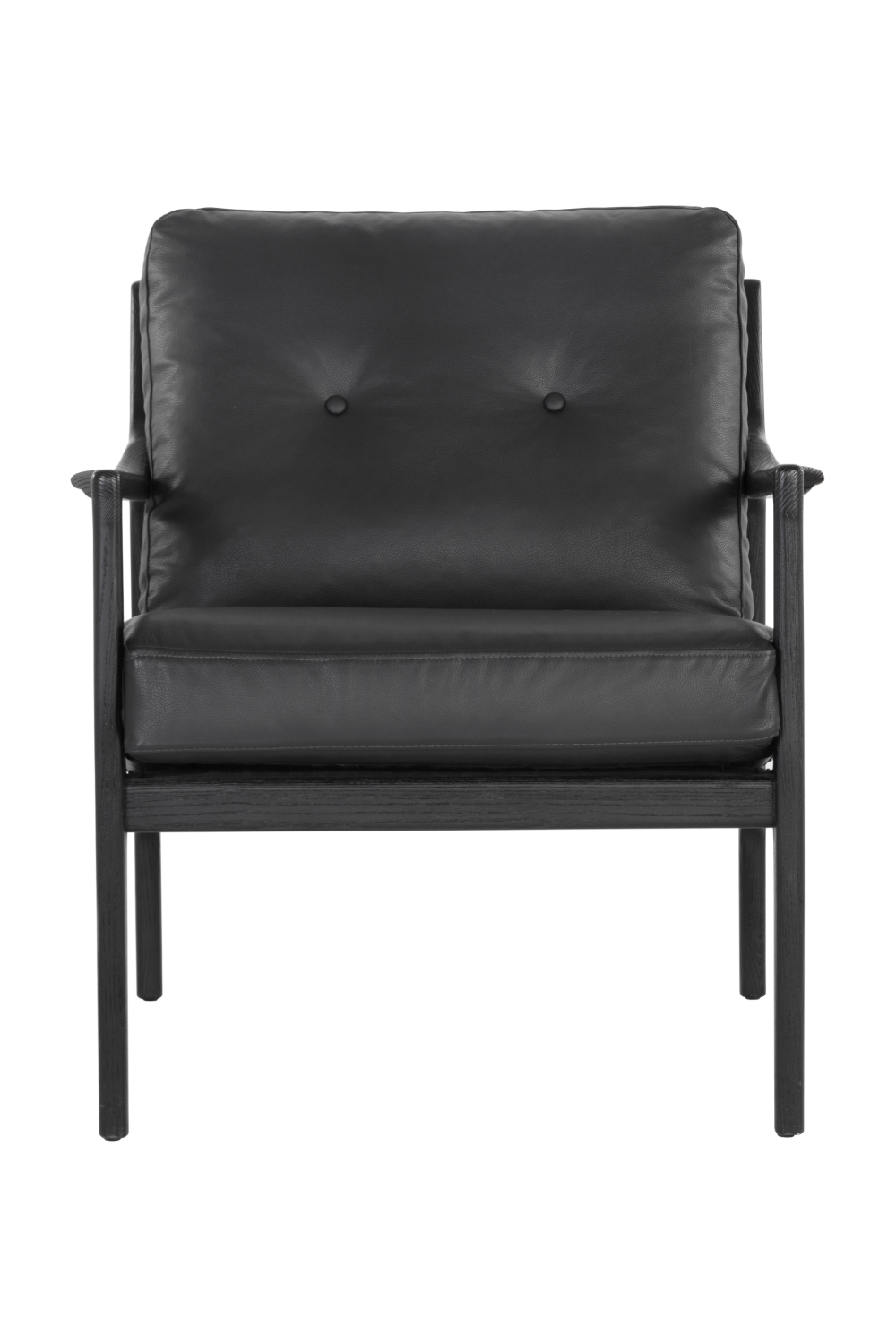 Modern European furniture - Button-Tufted Leather Lounge Chair - www.oroa.com | Oroa.com