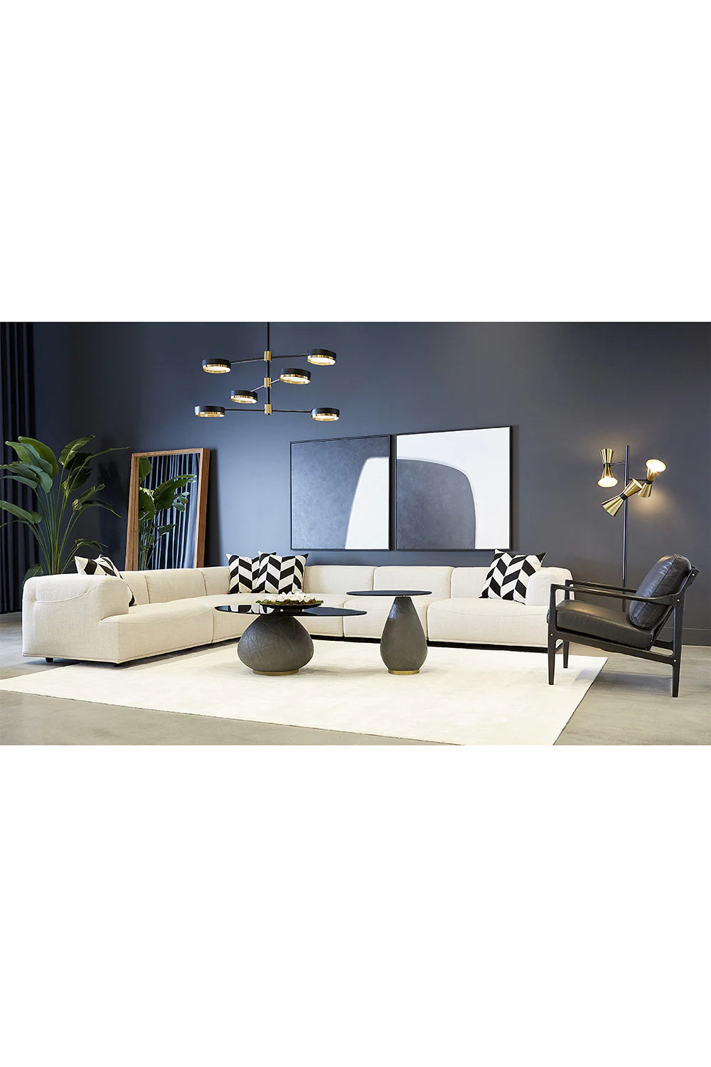 Modern European furniture - Button-Tufted Leather Lounge Chair - www.oroa.com | Oroa.com