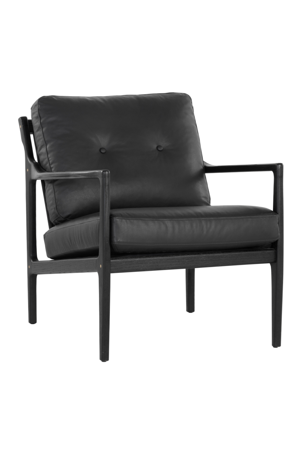 Modern European furniture - Button-Tufted Leather Lounge Chair - www.oroa.com | Oroa.com