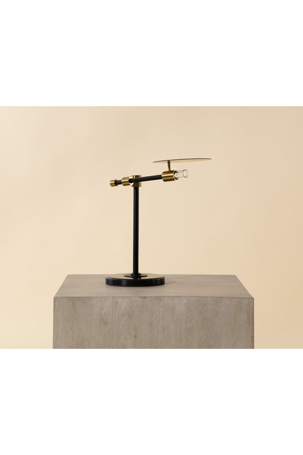 Modern European furniture - Black Disc Table Lamp - www.oroa.com | Oroa.com