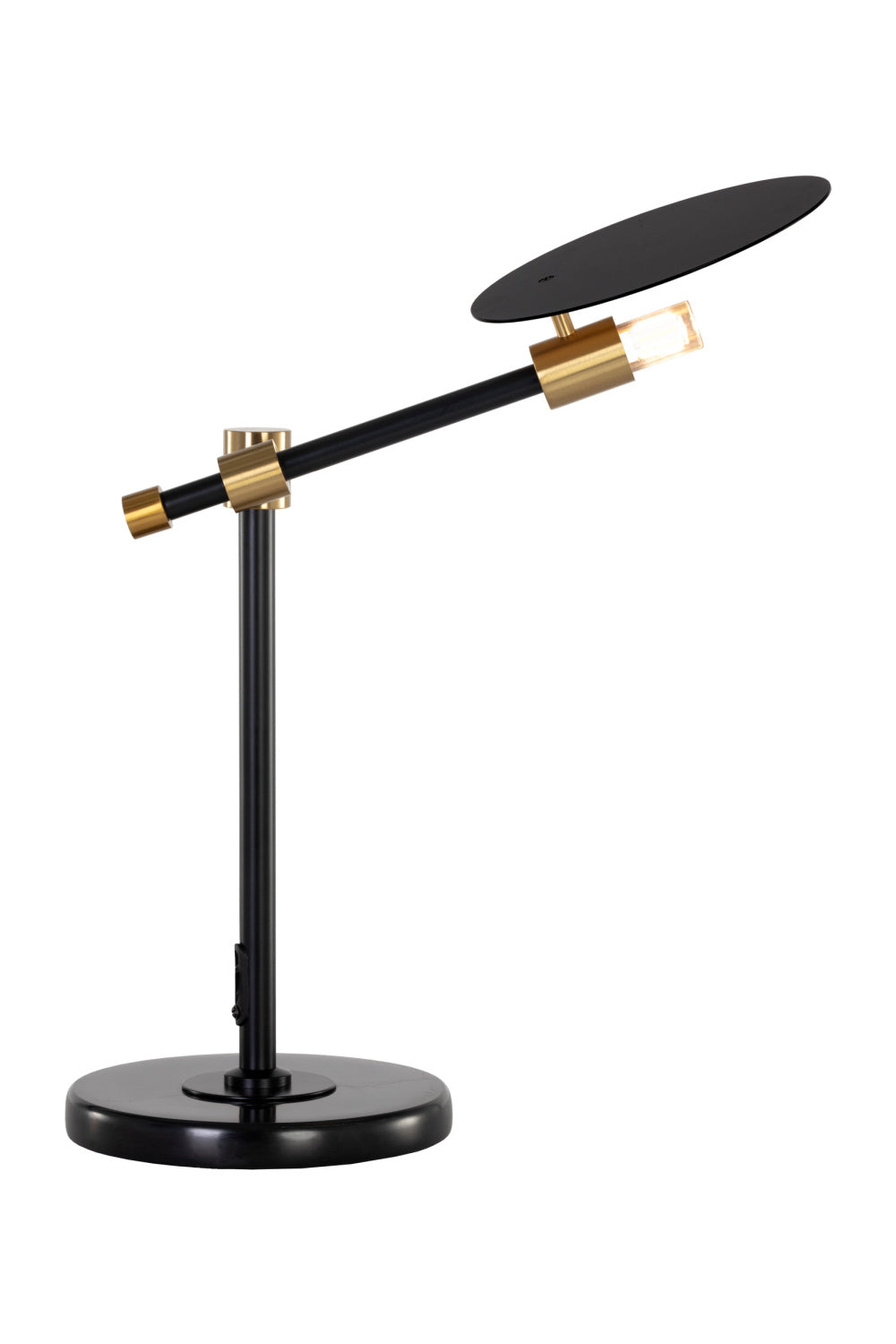 Modern European furniture - Black Disc Table Lamp - www.oroa.com | Oroa.com