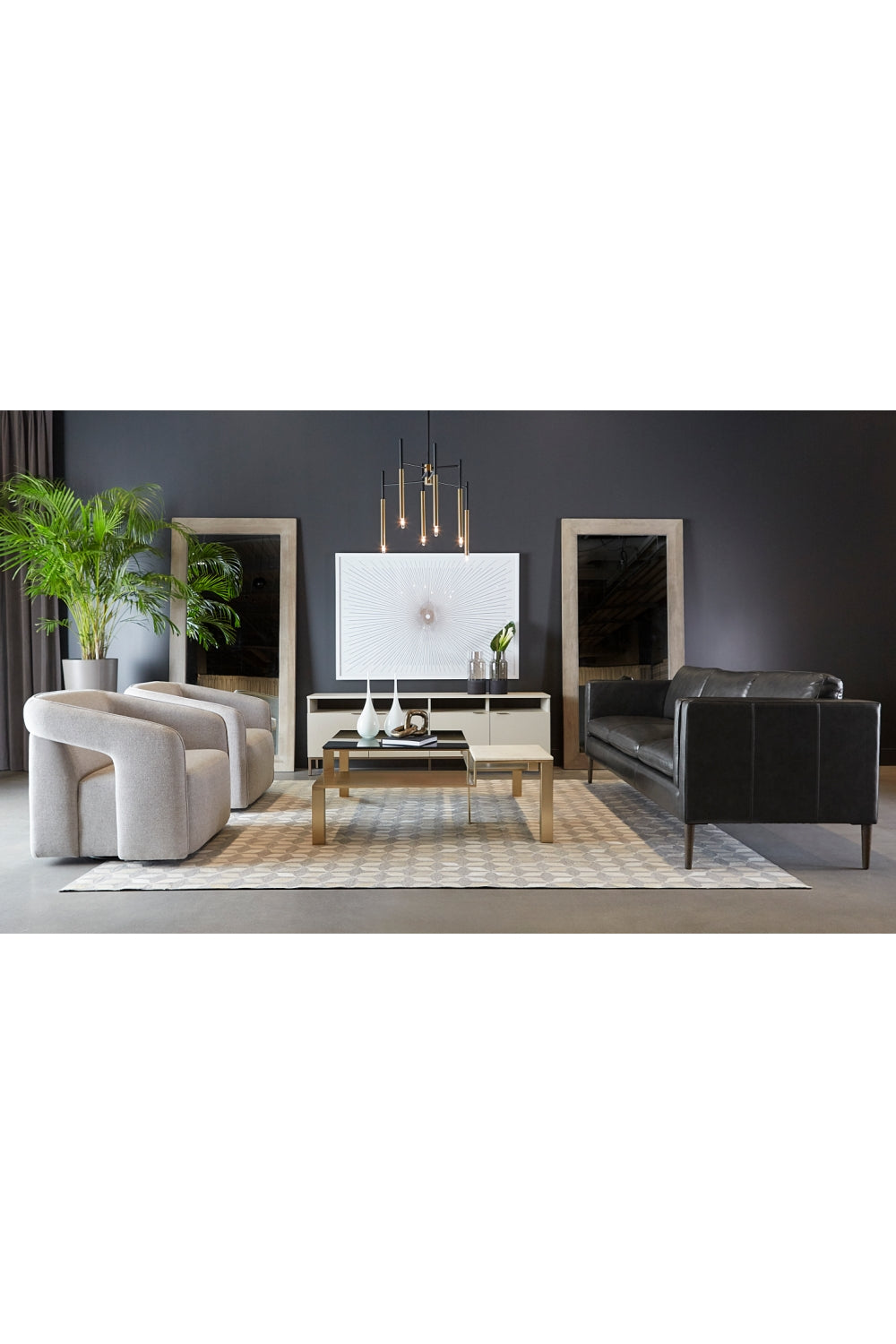 Modern European furniture - Cream Oak 4-Door Modular Cabinet - www.oroa.com | Oroa.com