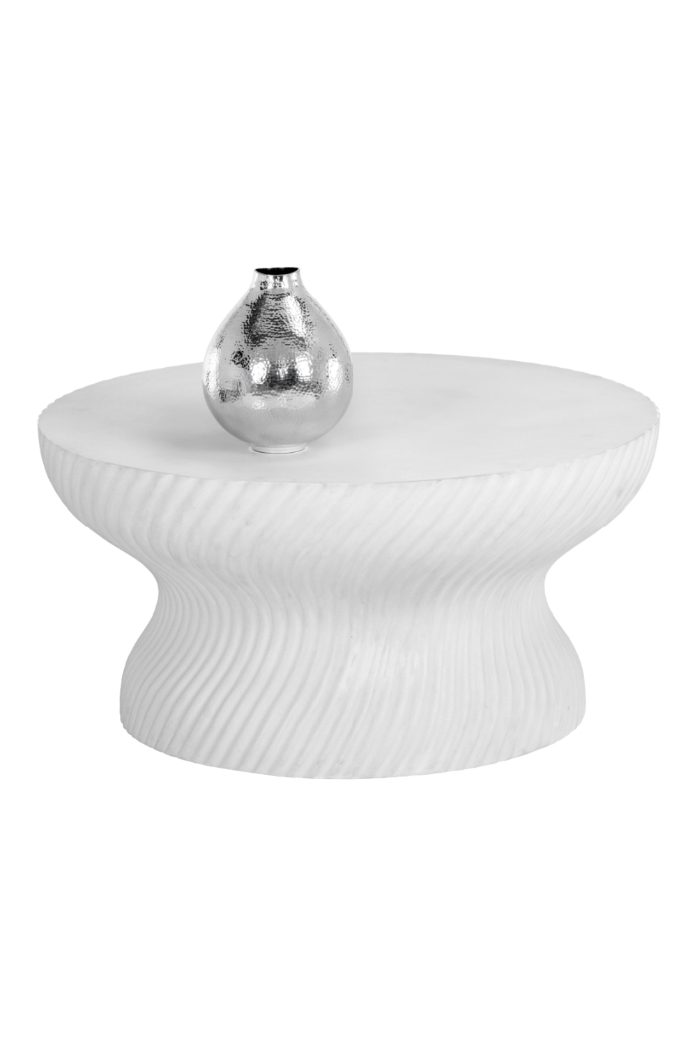 Modern European furniture - Swirl-Base Concrete Coffee Table - www.oroa.com | Oroa.com