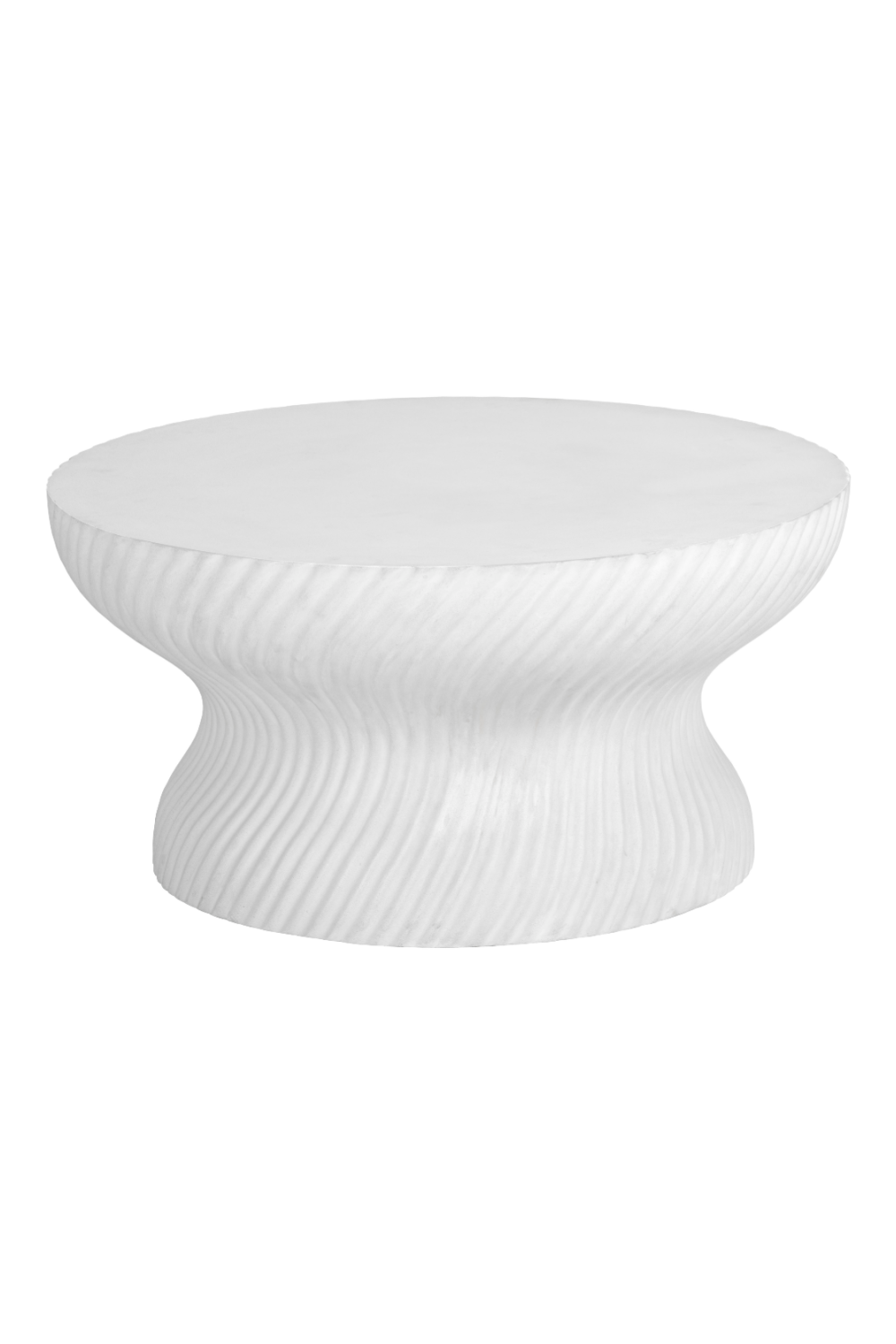 Modern European furniture - Swirl-Base Concrete Coffee Table - www.oroa.com | Oroa.com