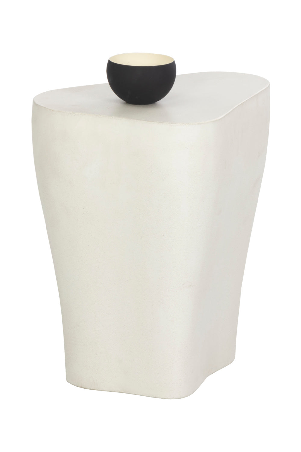 Modern European furniture - White Freeform Indoor/Outdoor End Table S - www.oroa.com | Oroa.com