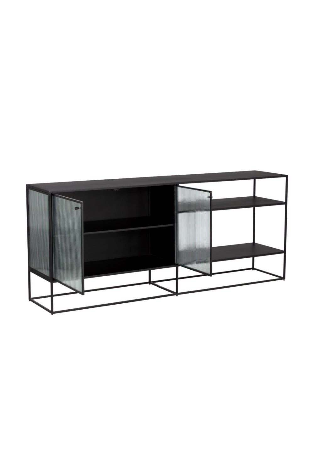 Modern European furniture - Fluted Glass Sideboard - www.oroa.com | Oroa.com