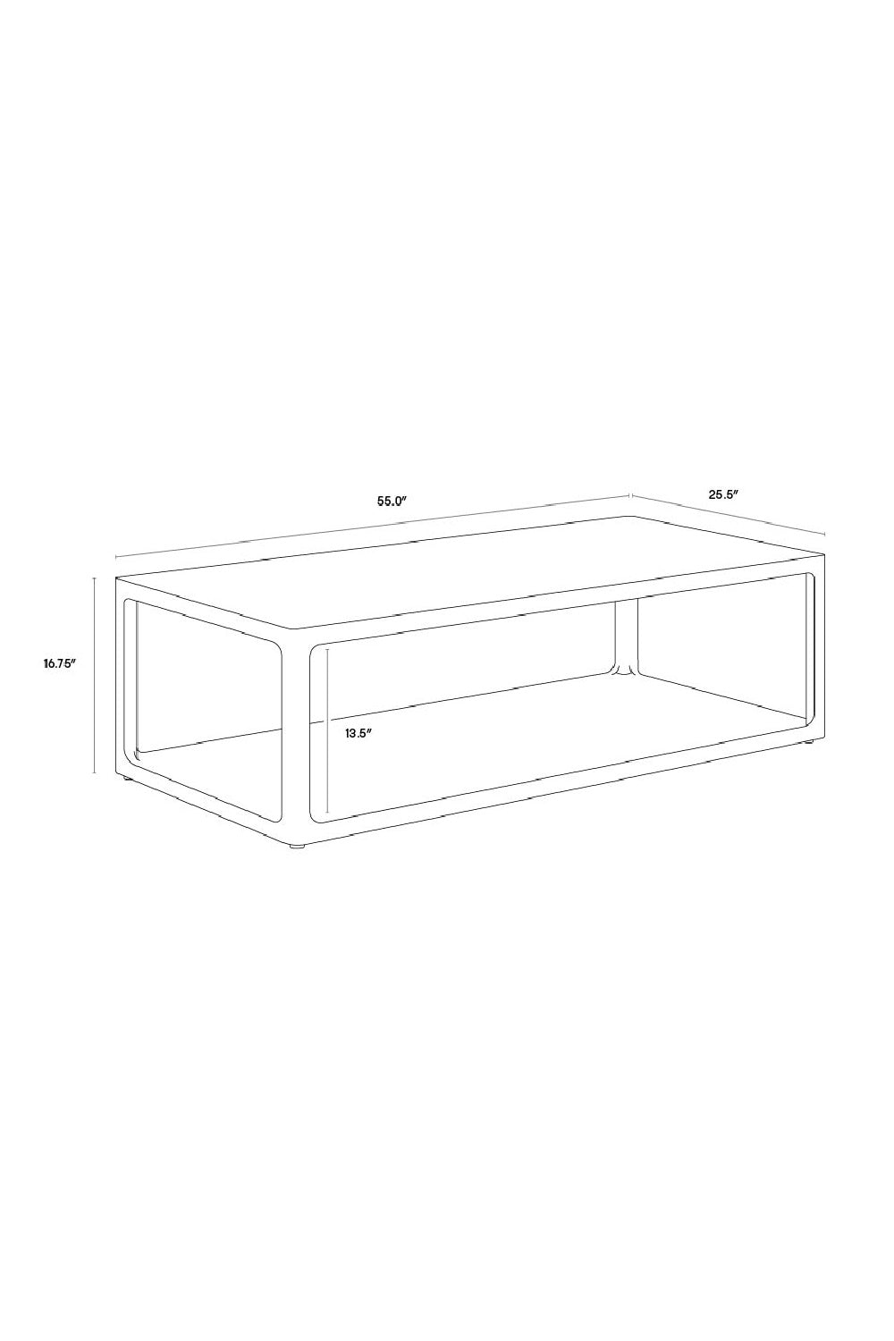 Modern European furniture - Solid Oak Coffee Table - www.oroa.com | Oroa.com