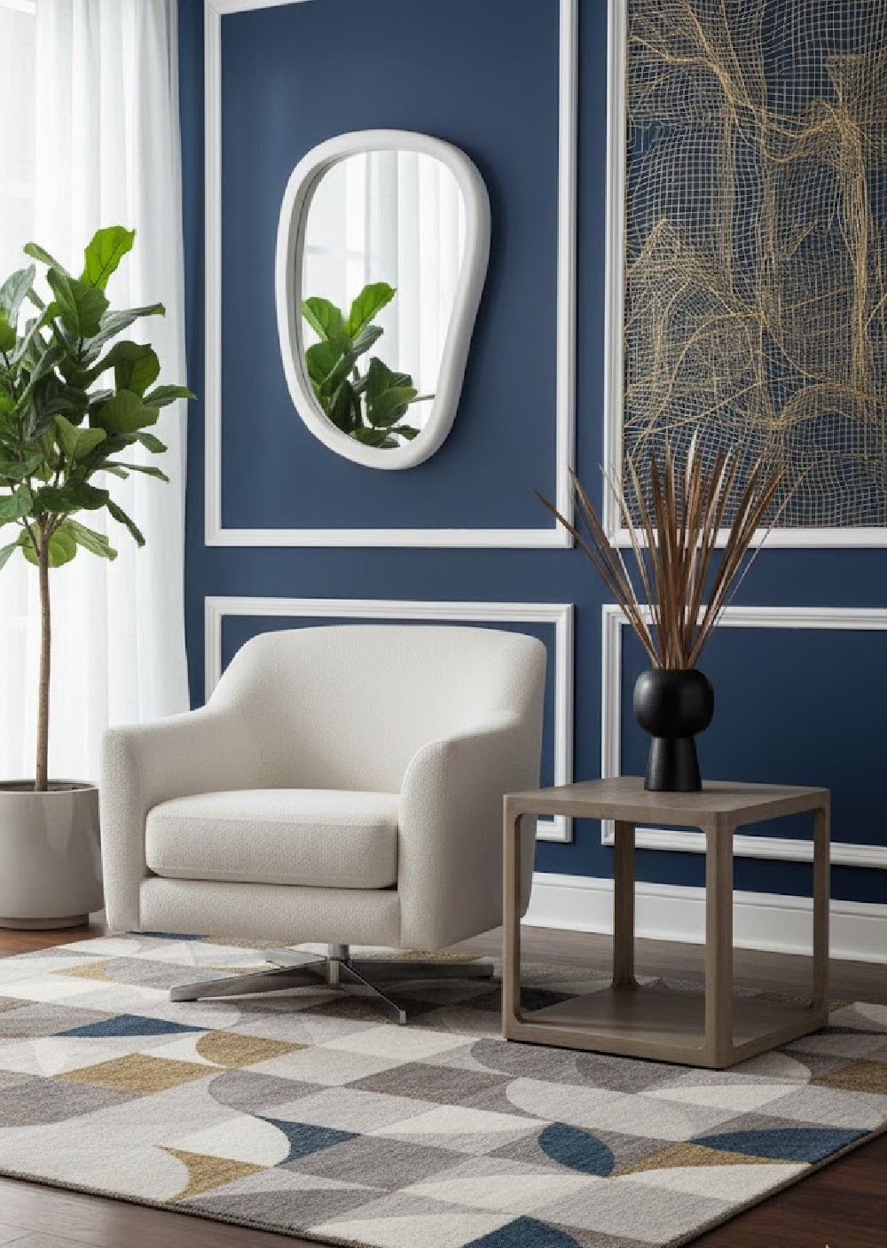 Modern European furniture - Solid Oak Square Side Table - www.oroa.com | Oroa.com