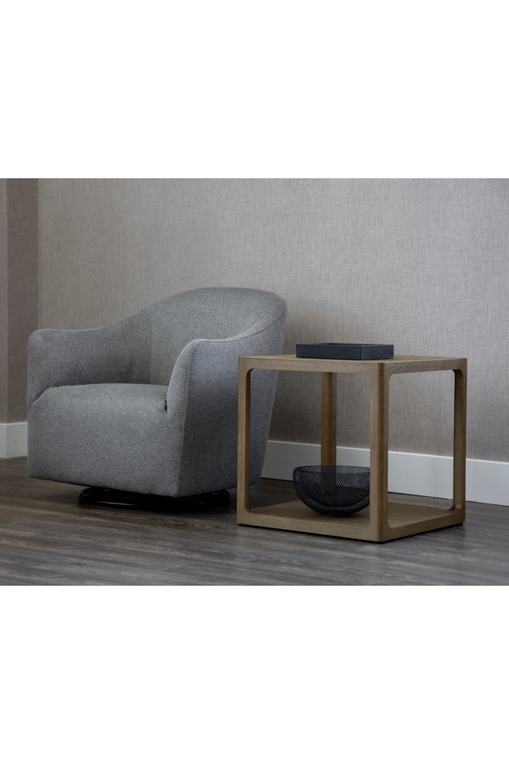Modern European furniture - Solid Oak Square Side Table - www.oroa.com | Oroa.com
