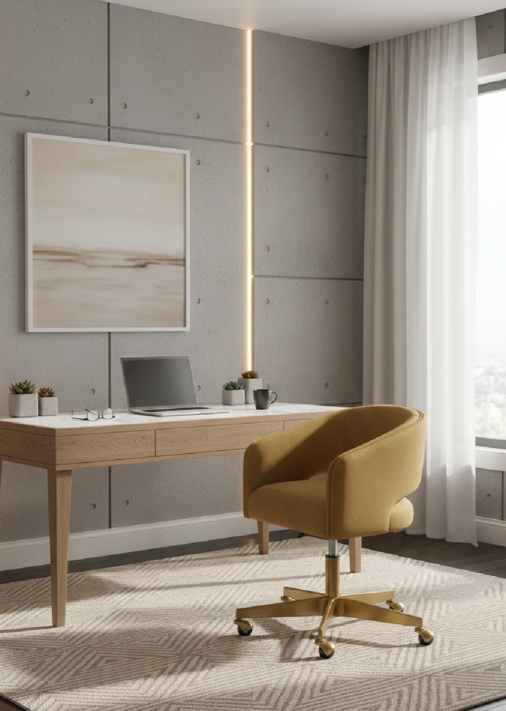 Modern European furniture - Cutout Back Office Chair - www.oroa.com | Oroa.com