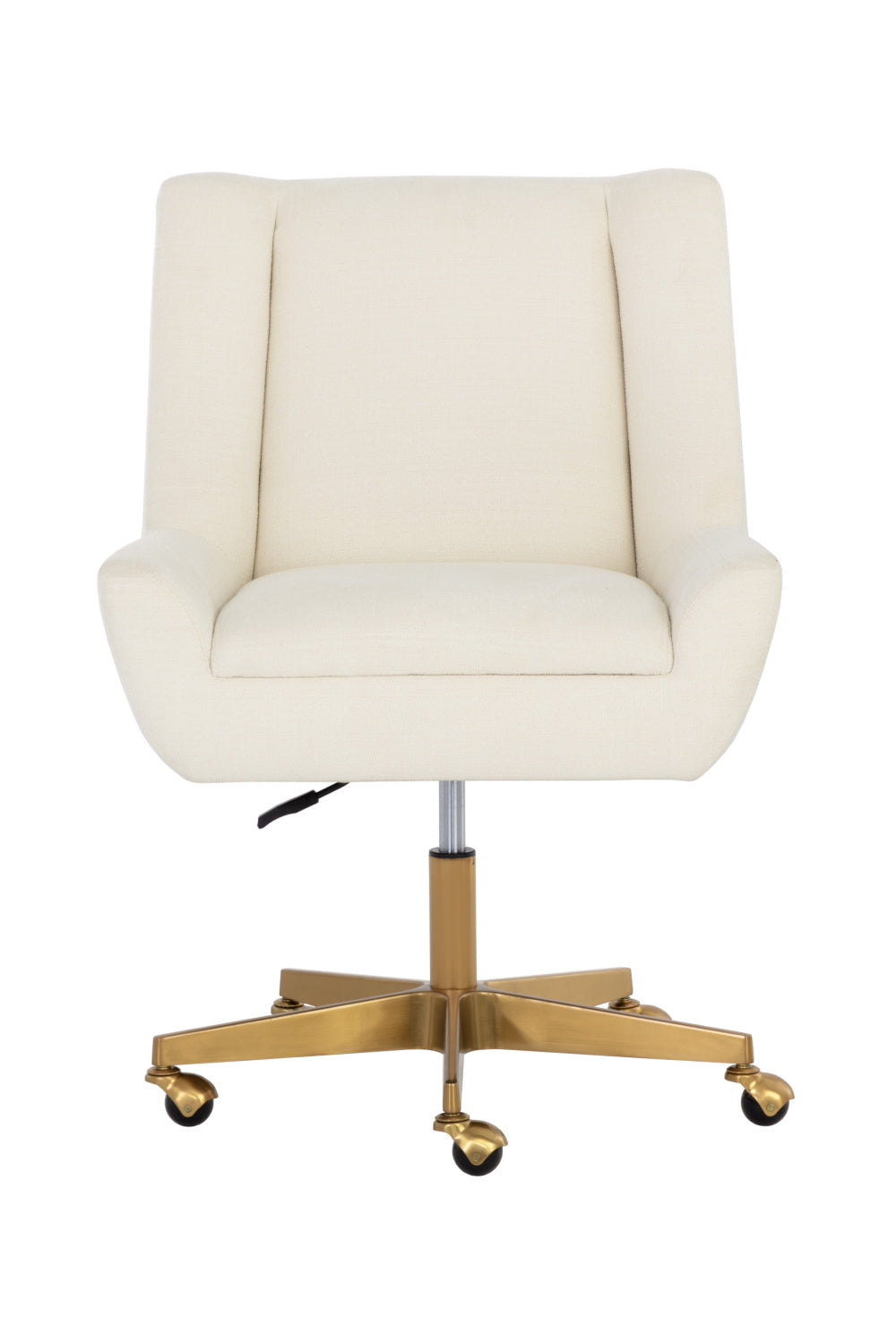 Modern European furniture - White Upholstered Office Chair - www.oroa.com | Oroa.com