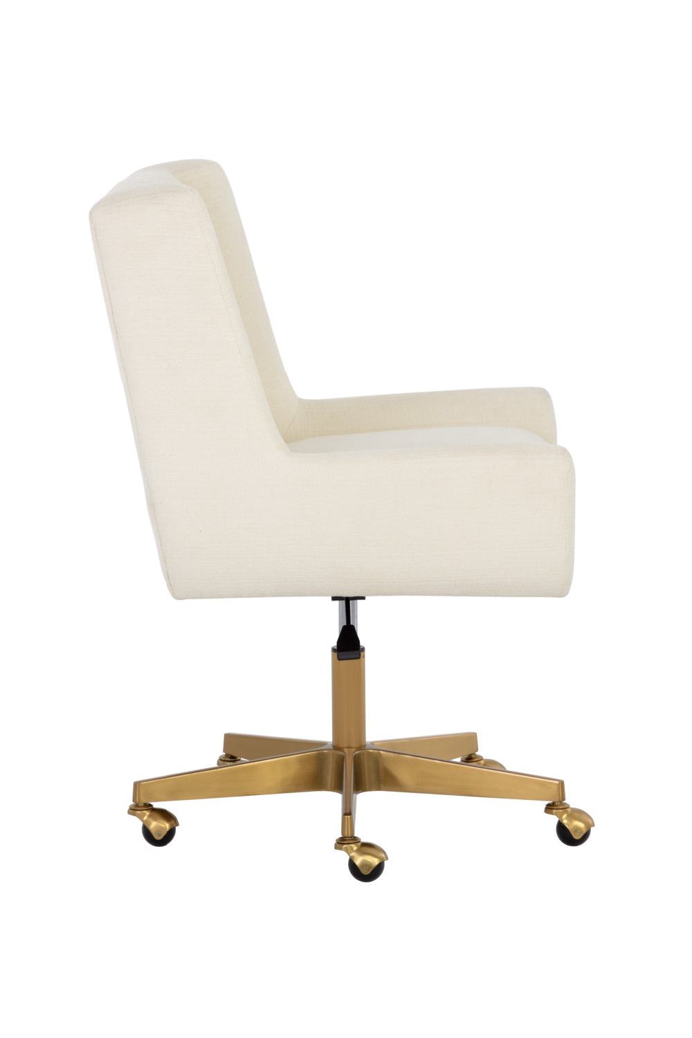 Modern European furniture - White Upholstered Office Chair - www.oroa.com | Oroa.com