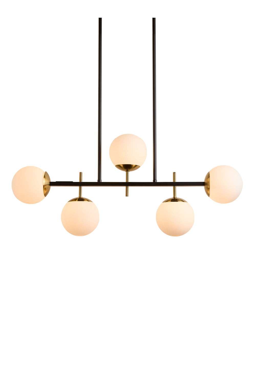 Modern European furniture - Frosted Glass Spheres Chandelier - www.oroa.com | Oroa.com