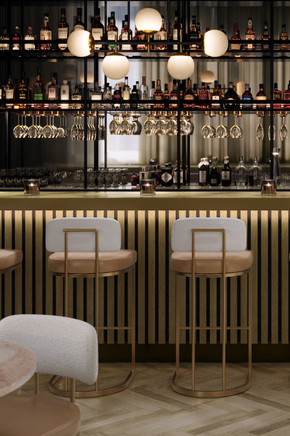 Modern European furniture - Frosted Glass Spheres Chandelier - www.oroa.com | Oroa.com
