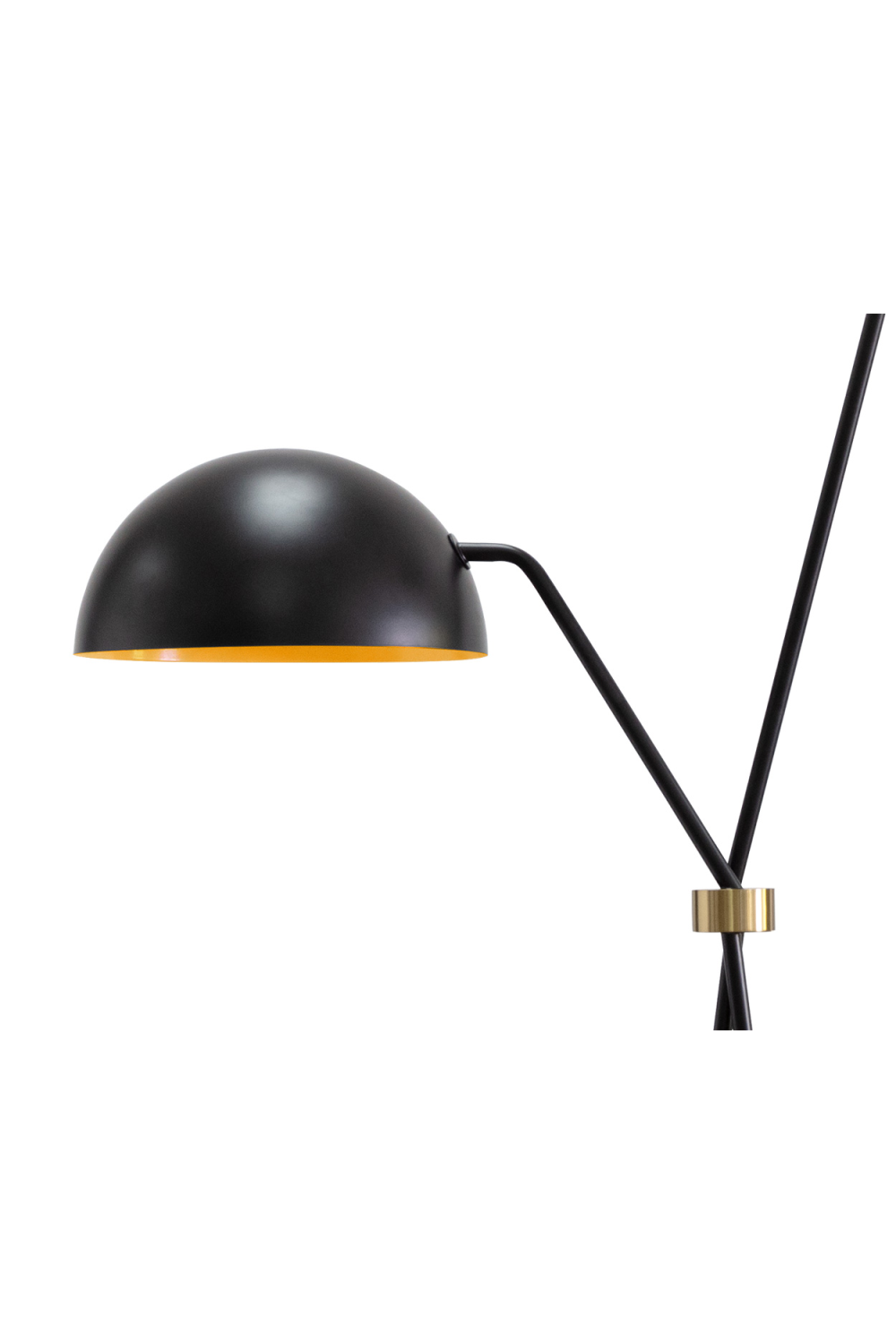 Modern European furniture - Black Dual-Domed Floor Lamp - www.oroa.com | Oroa.com