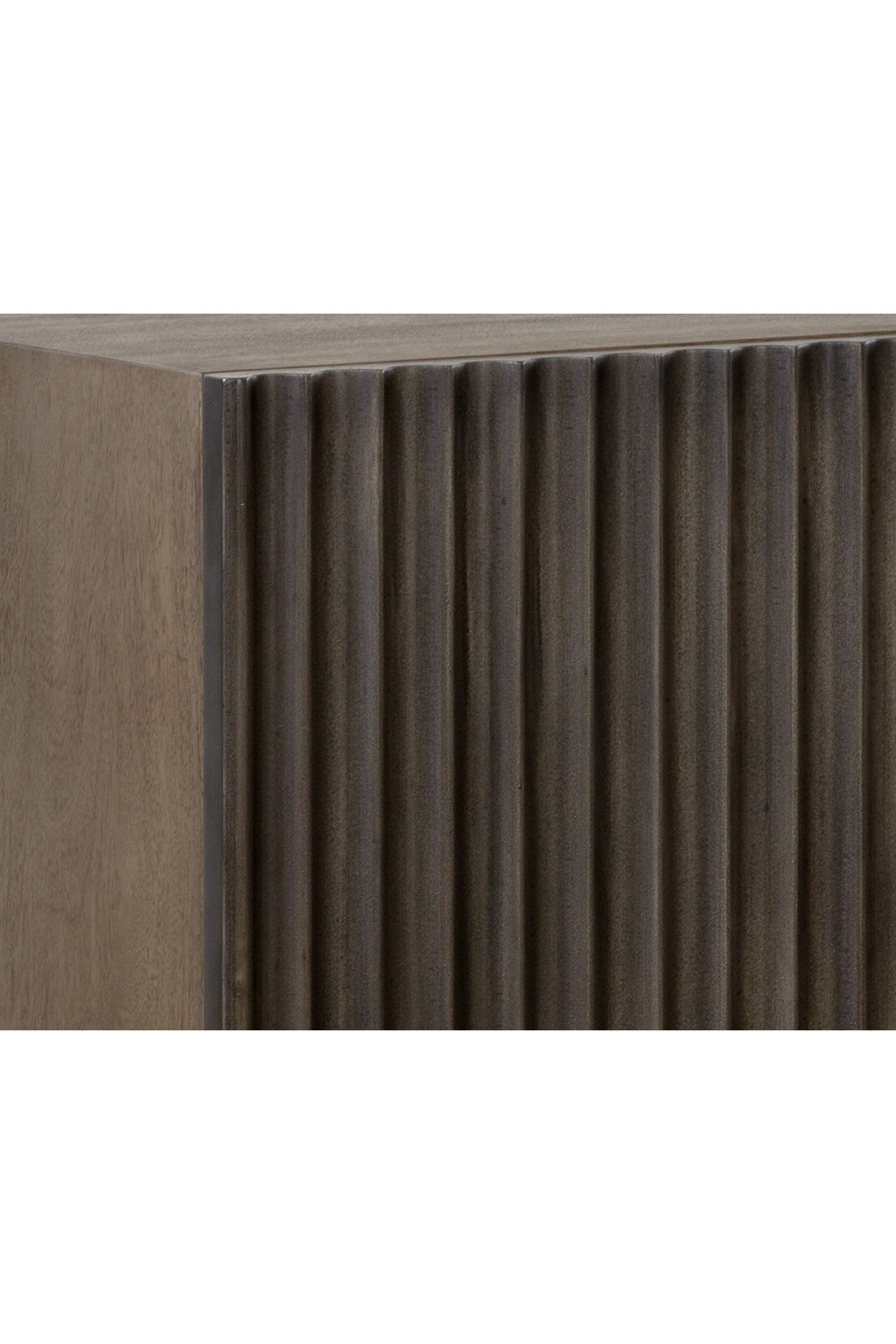 Modern European furniture - Taupe Fluted Wood Sideboard - www.oroa.com | Oroa.com