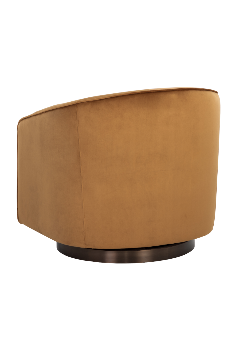 Modern European furniture - Gold Swivel Lounge Chair - www.oroa.com | Oroa.com