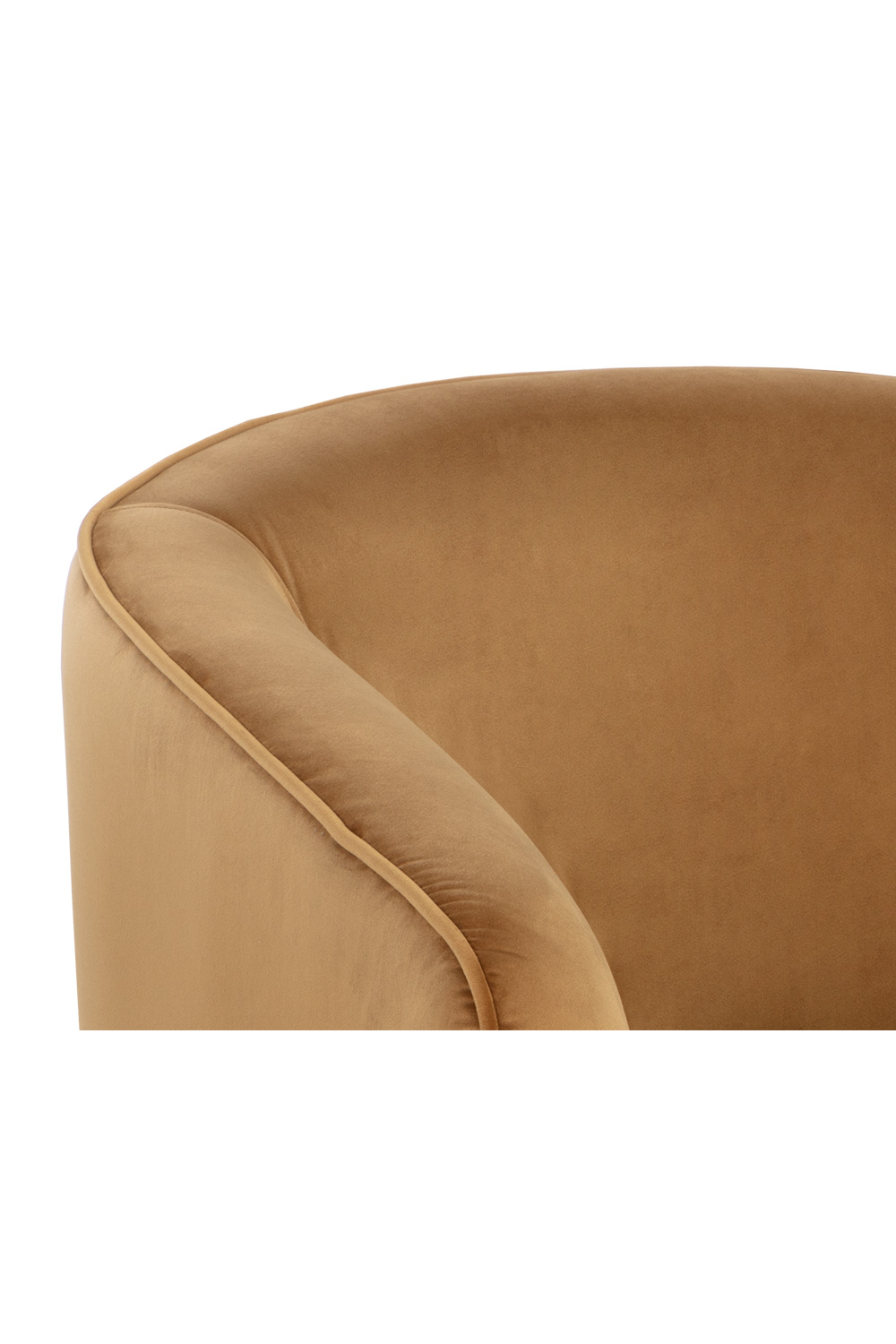 Modern European furniture - Gold Swivel Lounge Chair - www.oroa.com | Oroa.com