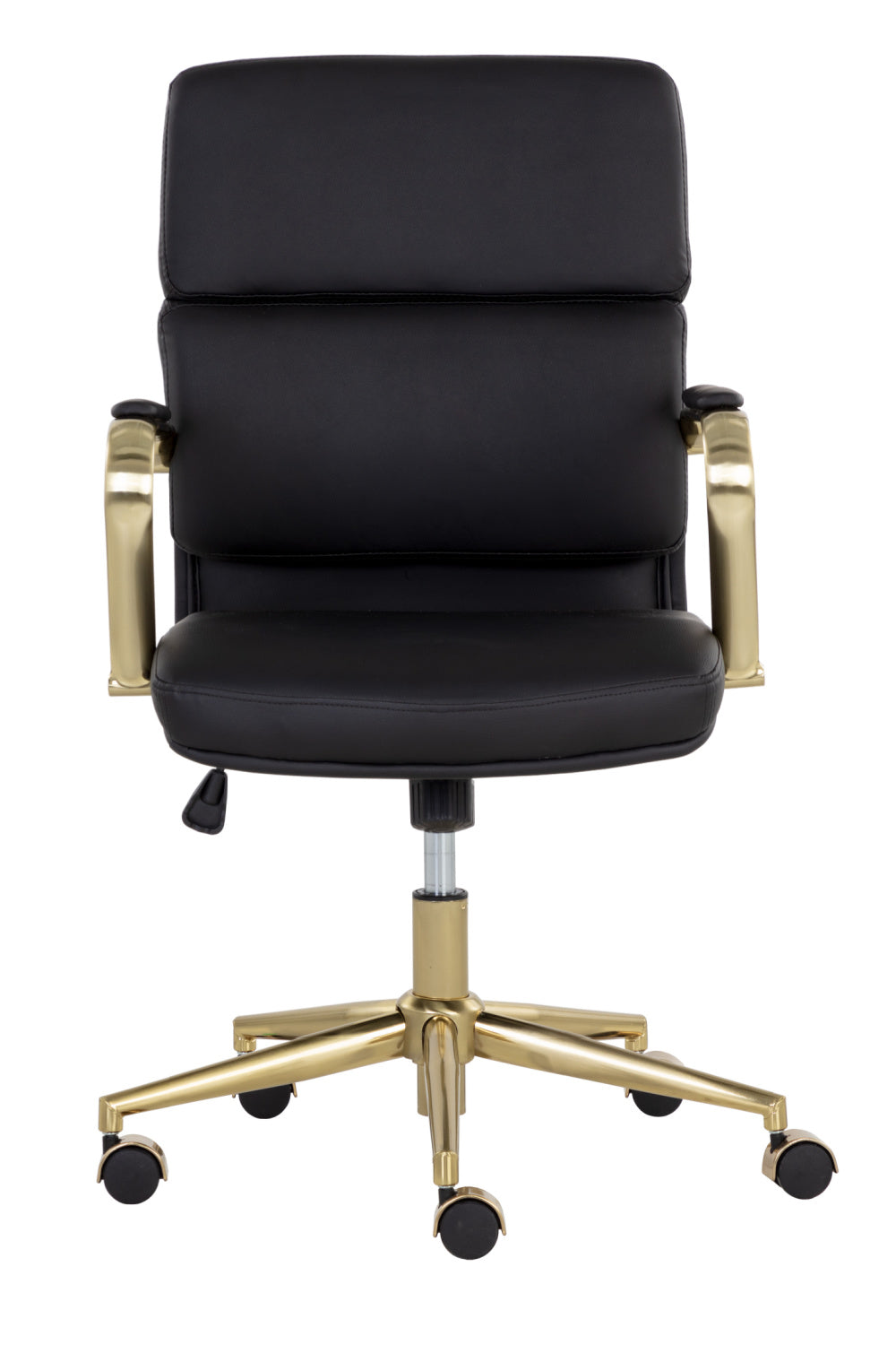 Modern European furniture - Gold Frame Upholstered Office Chair - www.oroa.com | Oroa.com