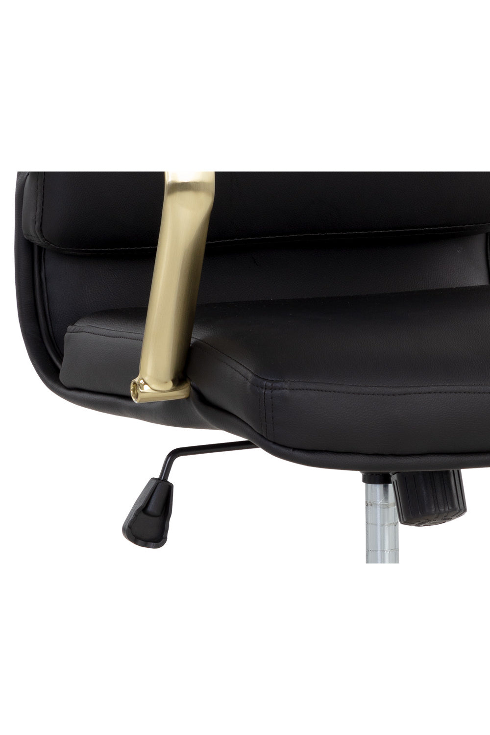 Modern European furniture - Gold Frame Upholstered Office Chair - www.oroa.com | Oroa.com