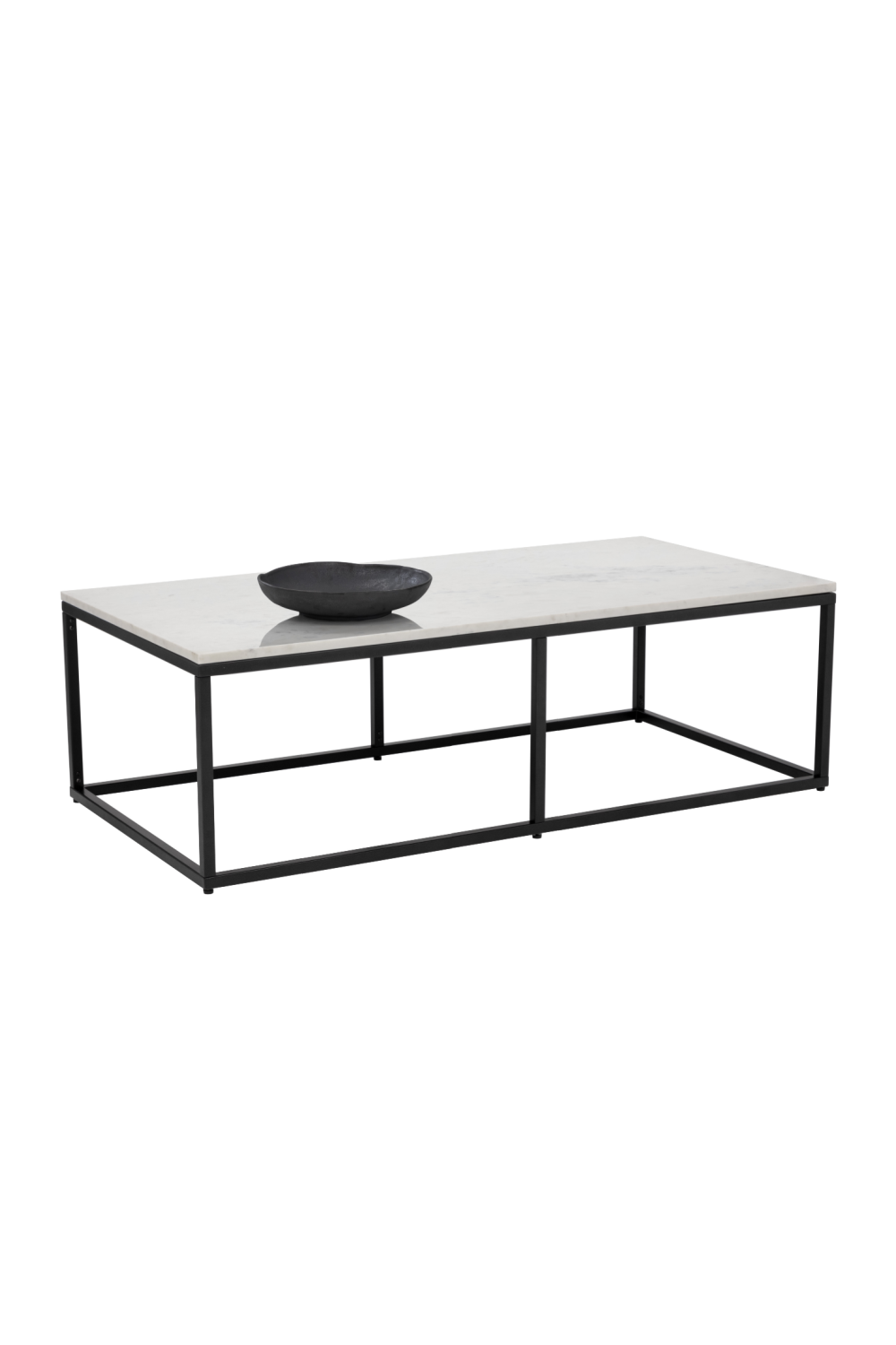 Modern European furniture - White Polished Marble Coffee Table - www.oroa.com | Oroa.com
