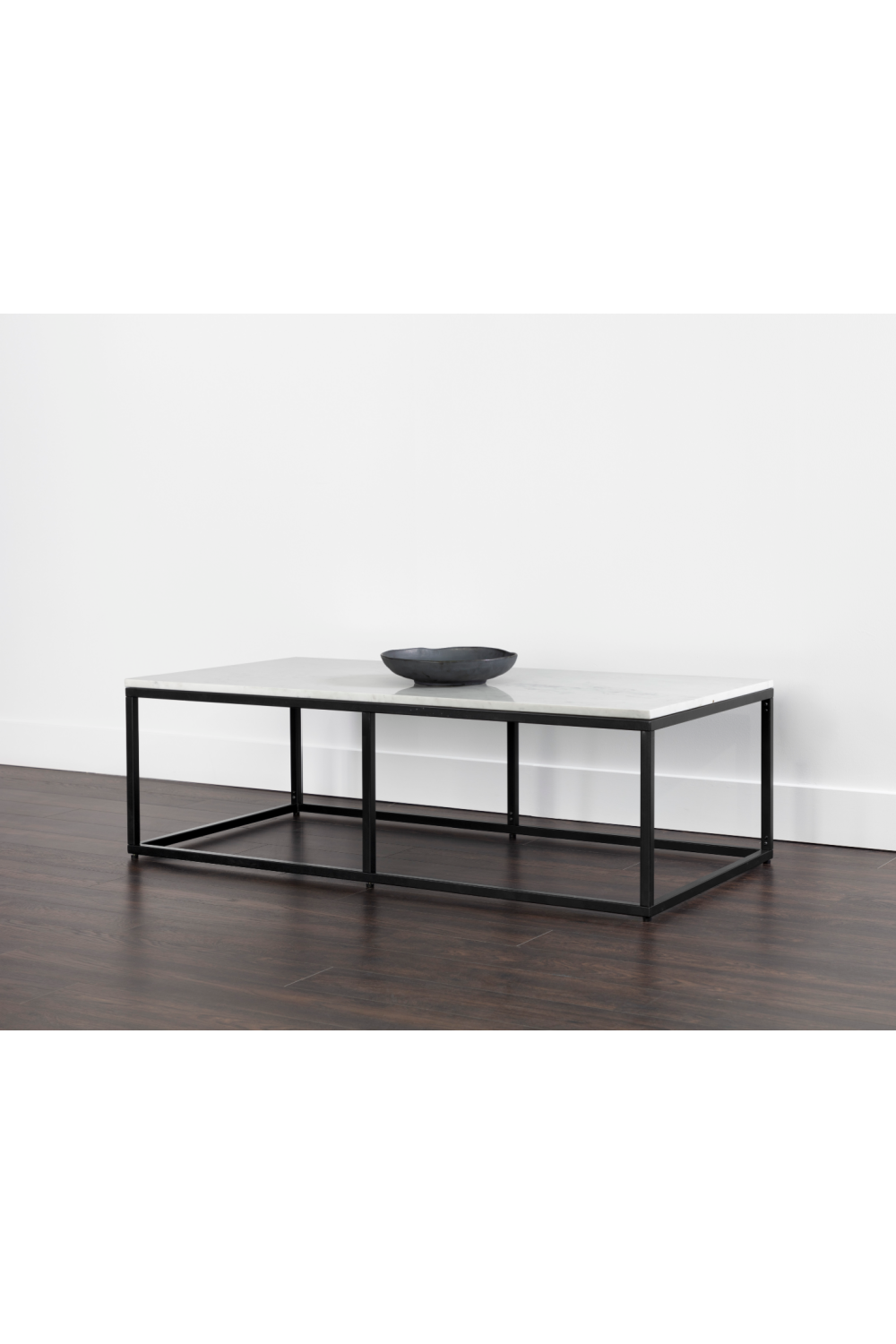Modern European furniture - White Polished Marble Coffee Table - www.oroa.com | Oroa.com