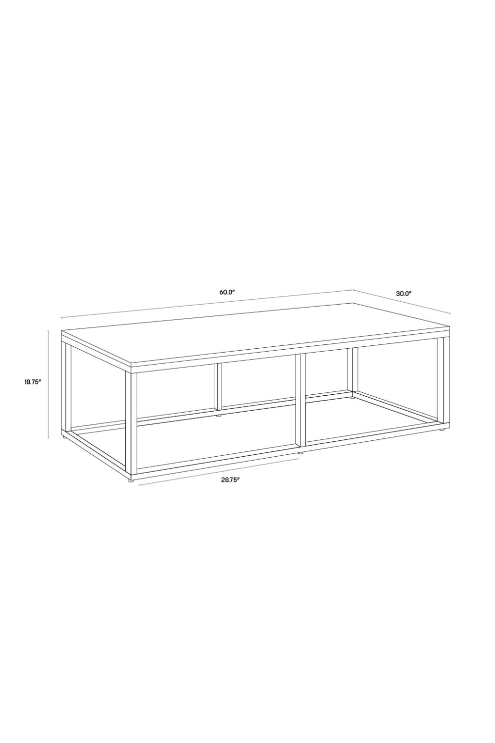 Modern European furniture - White Polished Marble Coffee Table - www.oroa.com | Oroa.com
