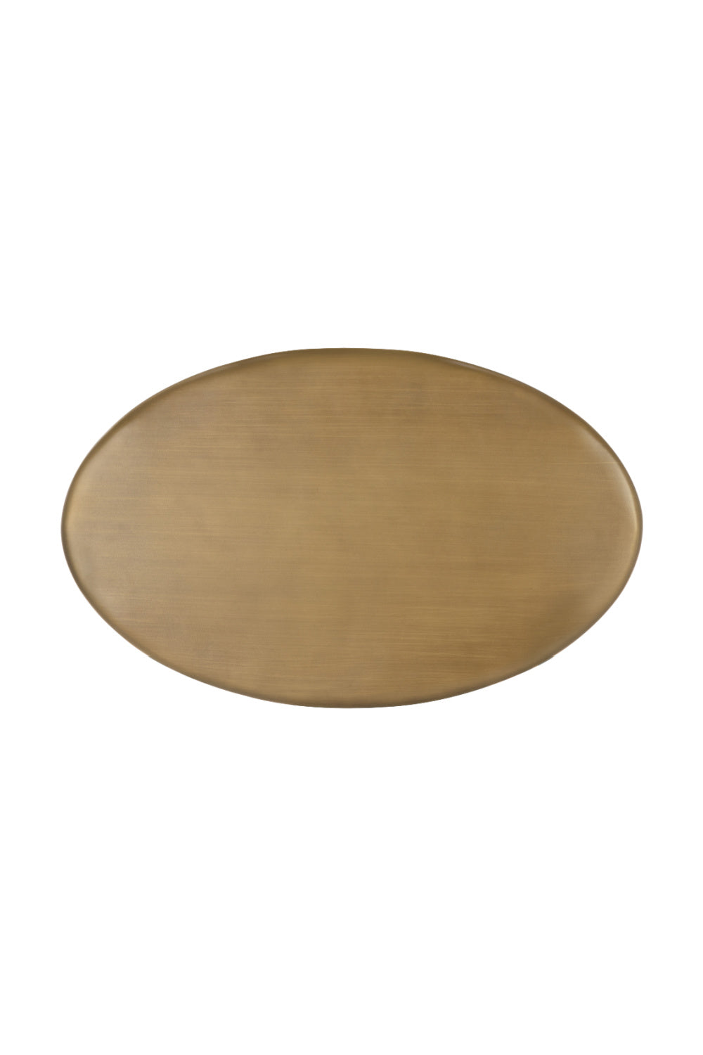 Modern European furniture - Oval Brass Indoor/Outdoor Side Table - www.oroa.com | Oroa.com