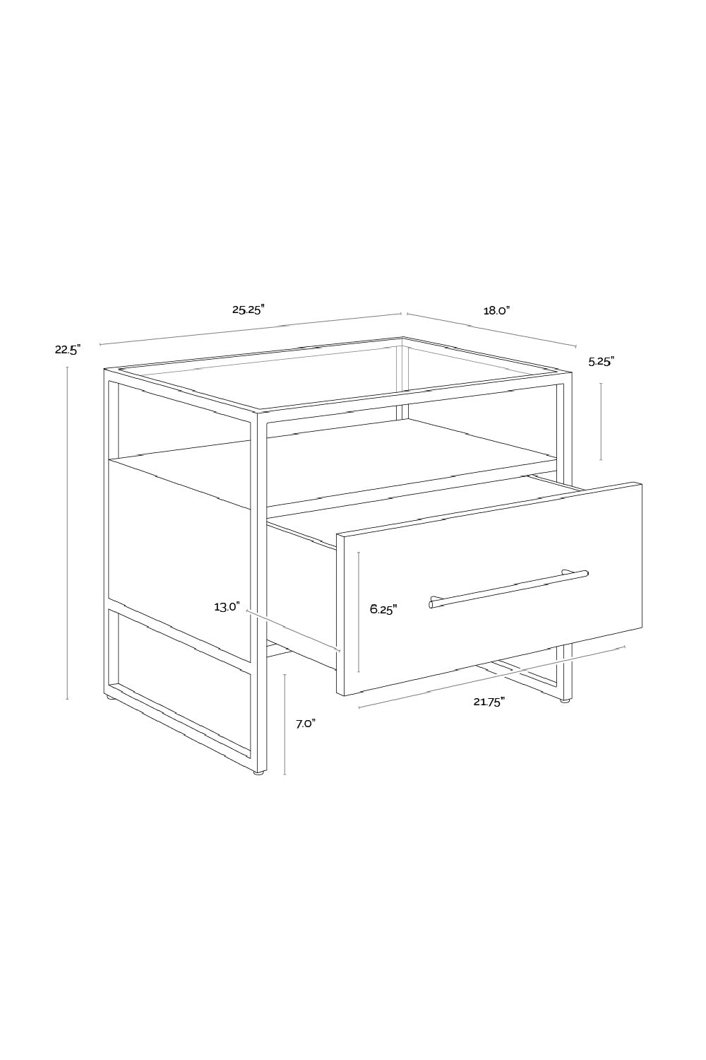 Modern European furniture - Cream Shagreen 1-Drawer Nightstand - www.oroa.com | Oroa.com