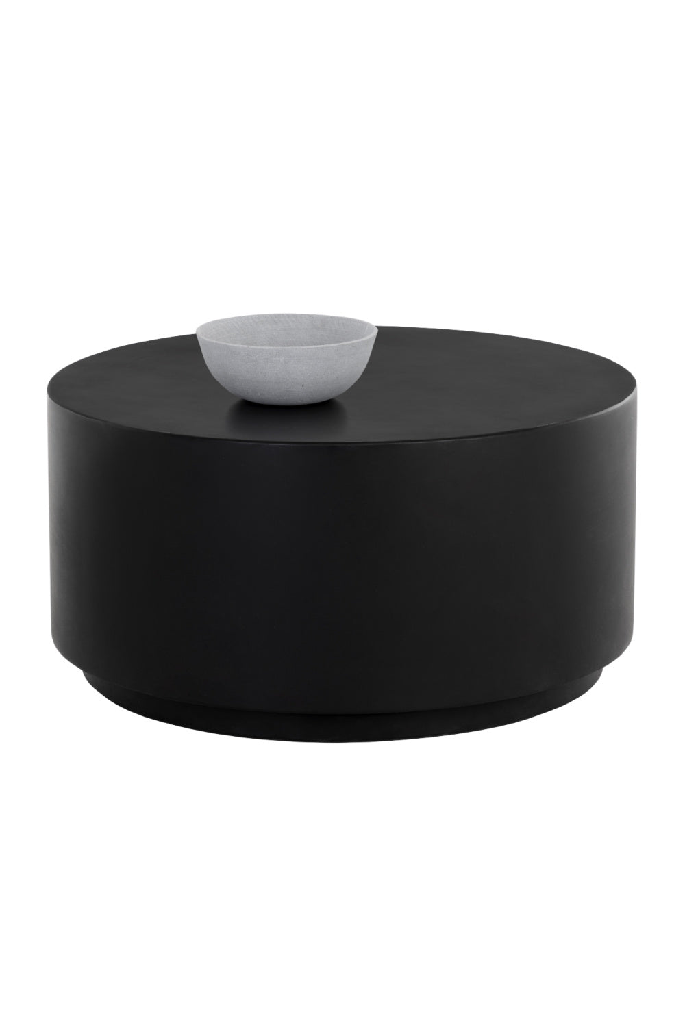Modern European furniture - Black Cylindrical Indoor/Outdoor Coffee Table - www.oroa.com | Oroa.com