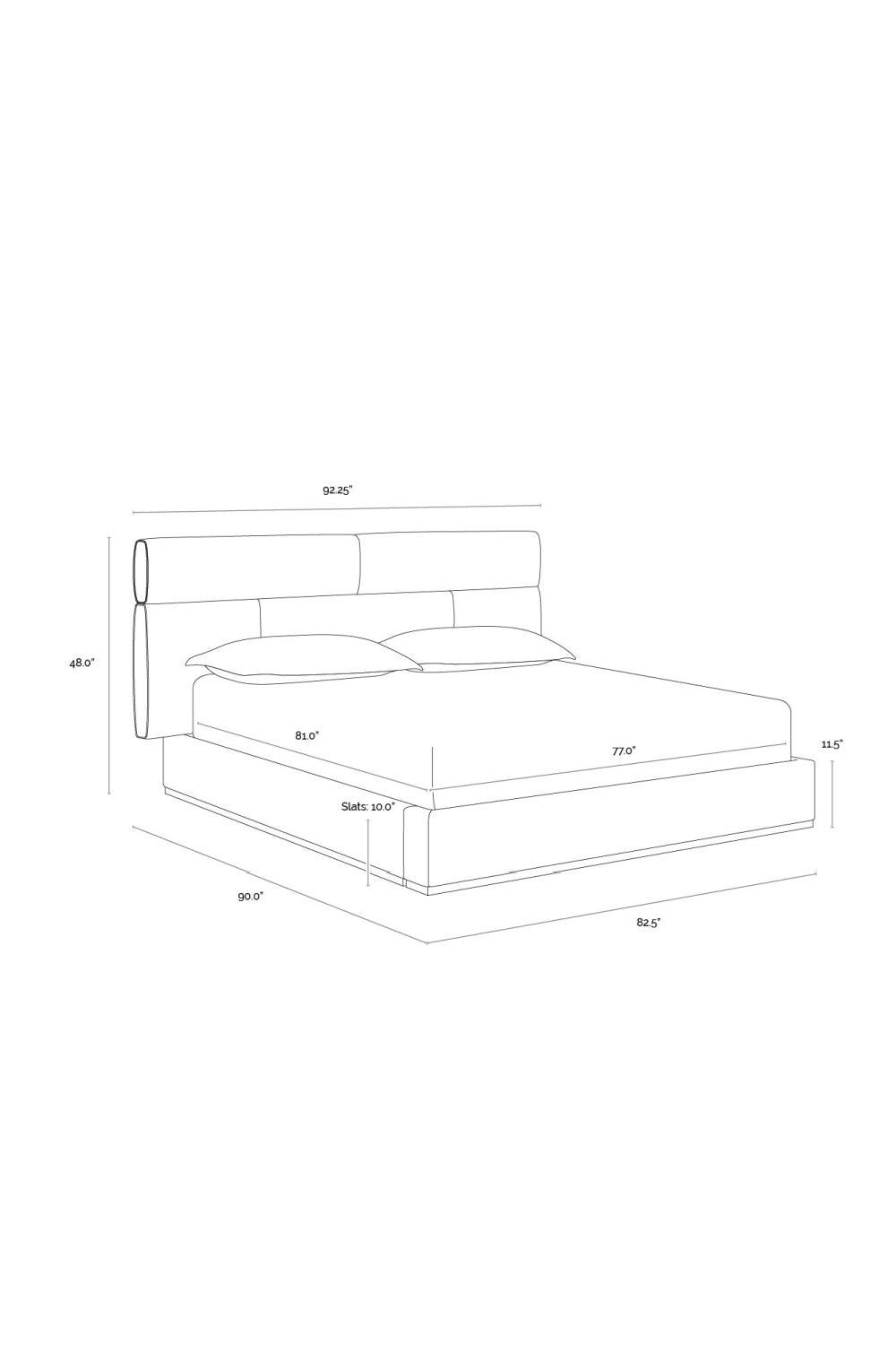 Modern European furniture - Tufted Cream King Bed - www.oroa.com | Oroa.com