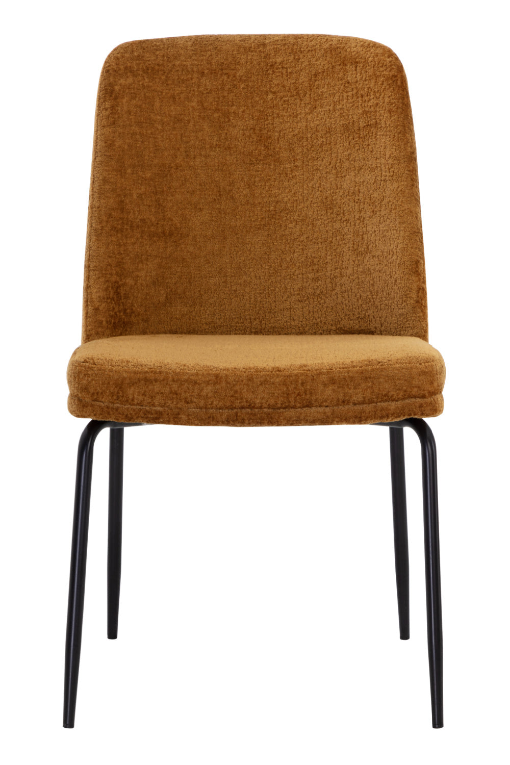 Modern European furniture - Brown Fabric Dining Chairs (2) - www.oroa.com | Oroa.com