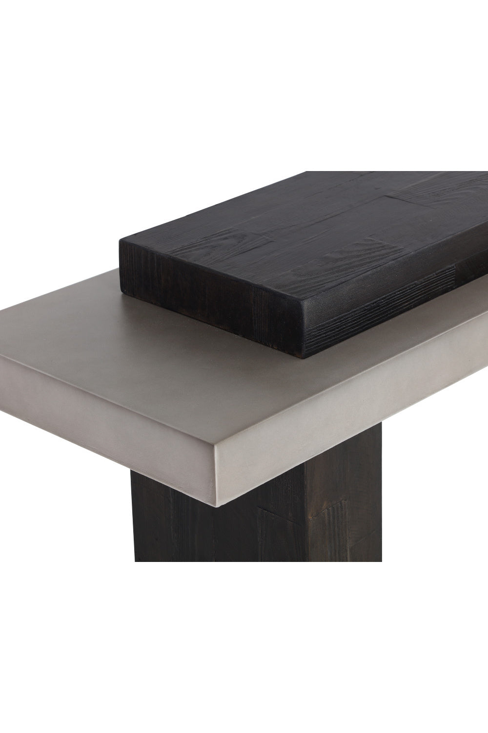 Modern European furniture - Rectangular Timber-Effect Indoor/Outdoor Console Table - www.oroa.com | Oroa.com
