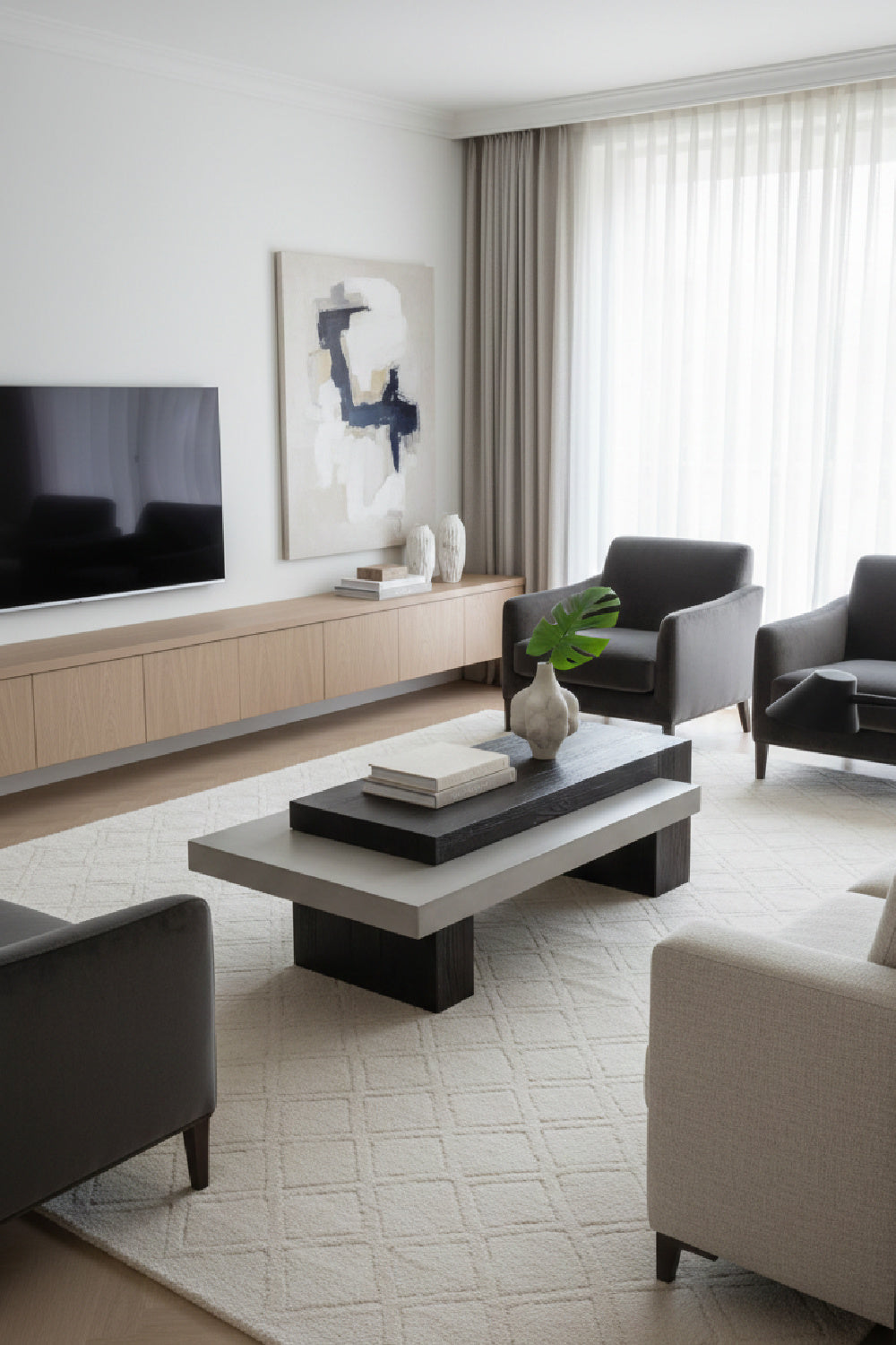 Modern European furniture - Rectangular Timber-Effect Indoor/Outdoor Coffee Table - www.oroa.com | Oroa.com
