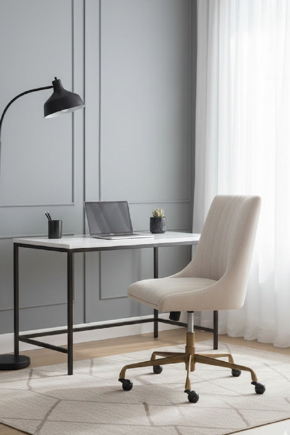 Modern European furniture - Vertical Stitched Office Chair - www.oroa.com | Oroa.com
