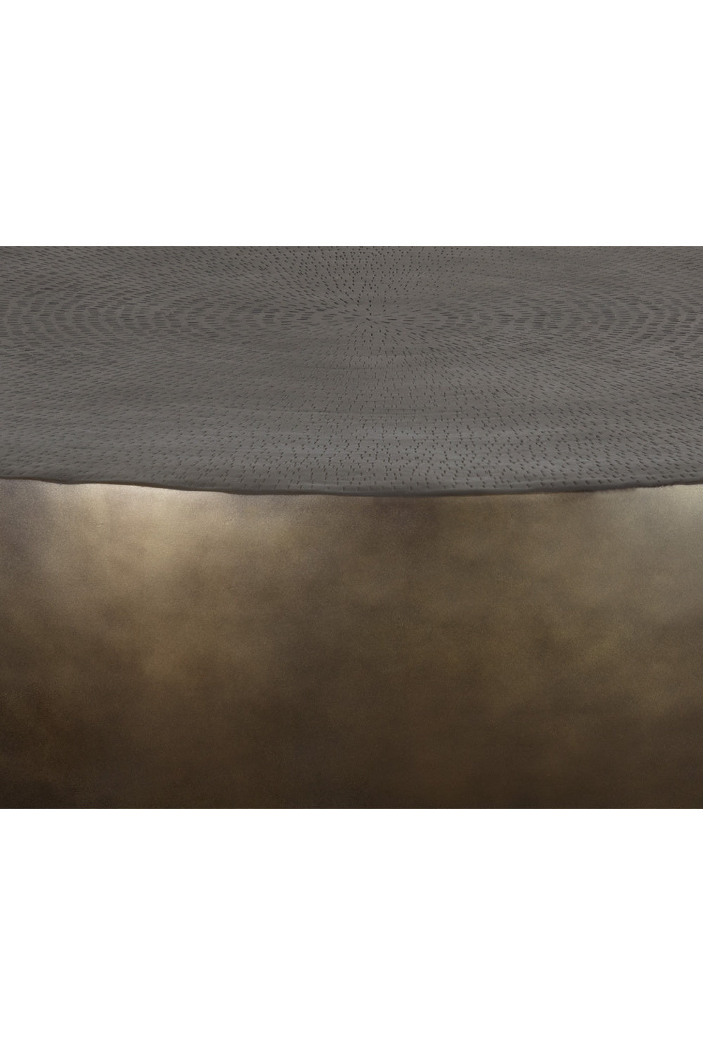 Modern European furniture - Round Antique Bronze Coffee Table - www.oroa.com | Oroa.com