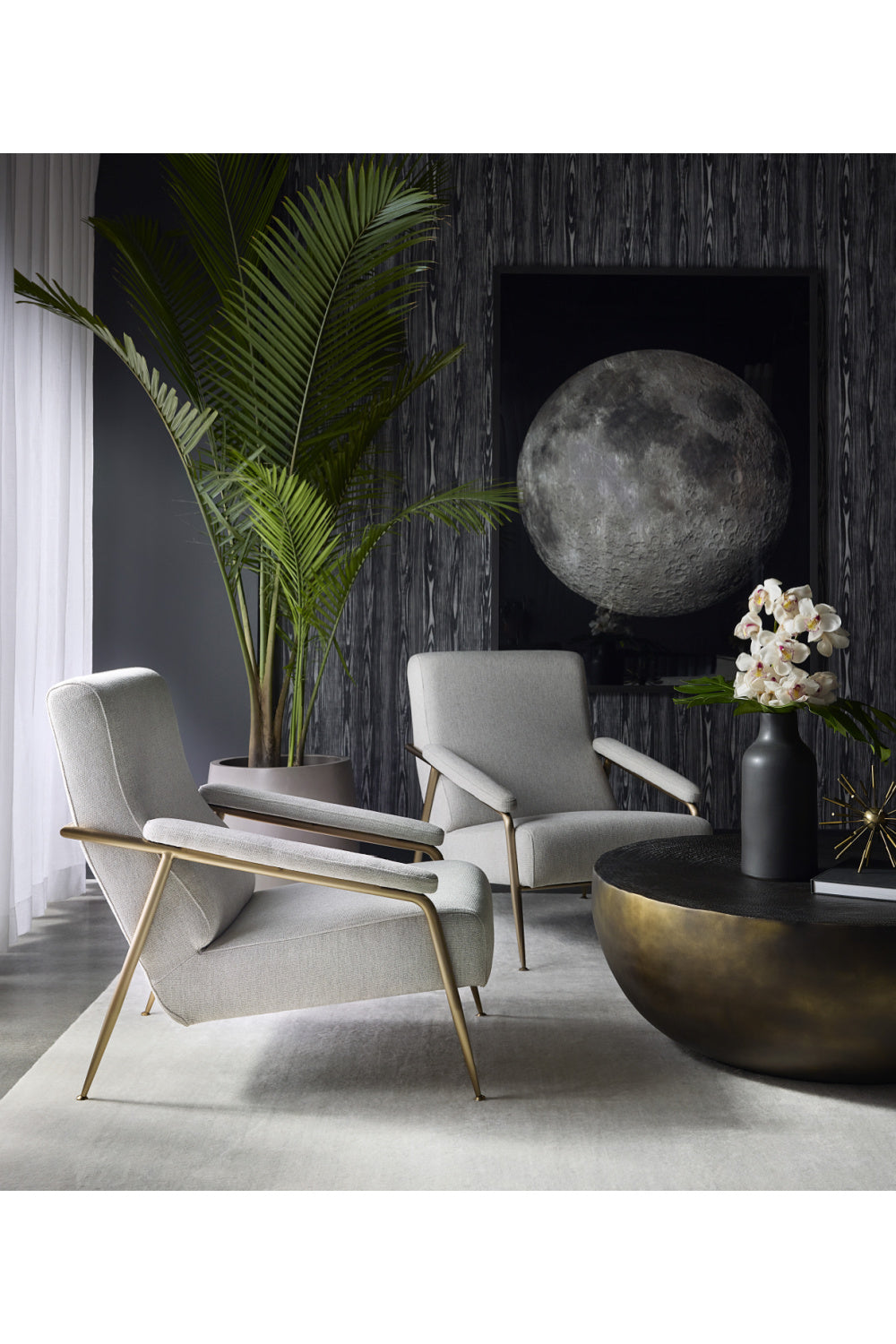 Modern European furniture - Round Antique Bronze Coffee Table - www.oroa.com | Oroa.com