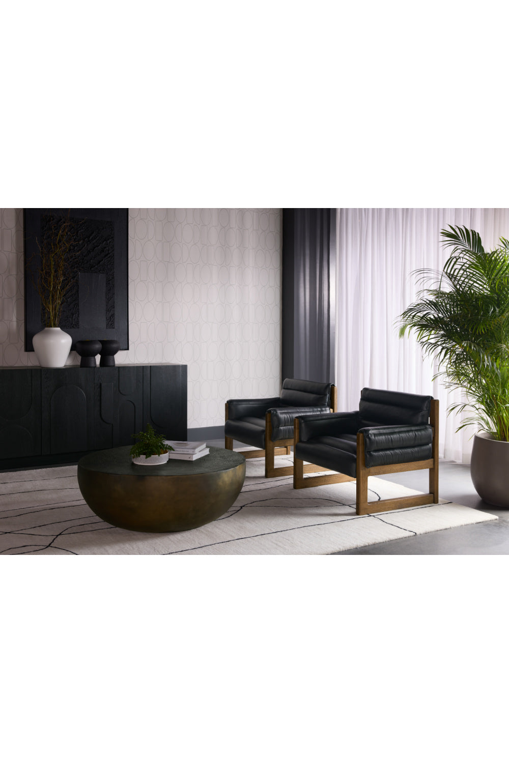Modern European furniture - Round Antique Bronze Coffee Table - www.oroa.com | Oroa.com