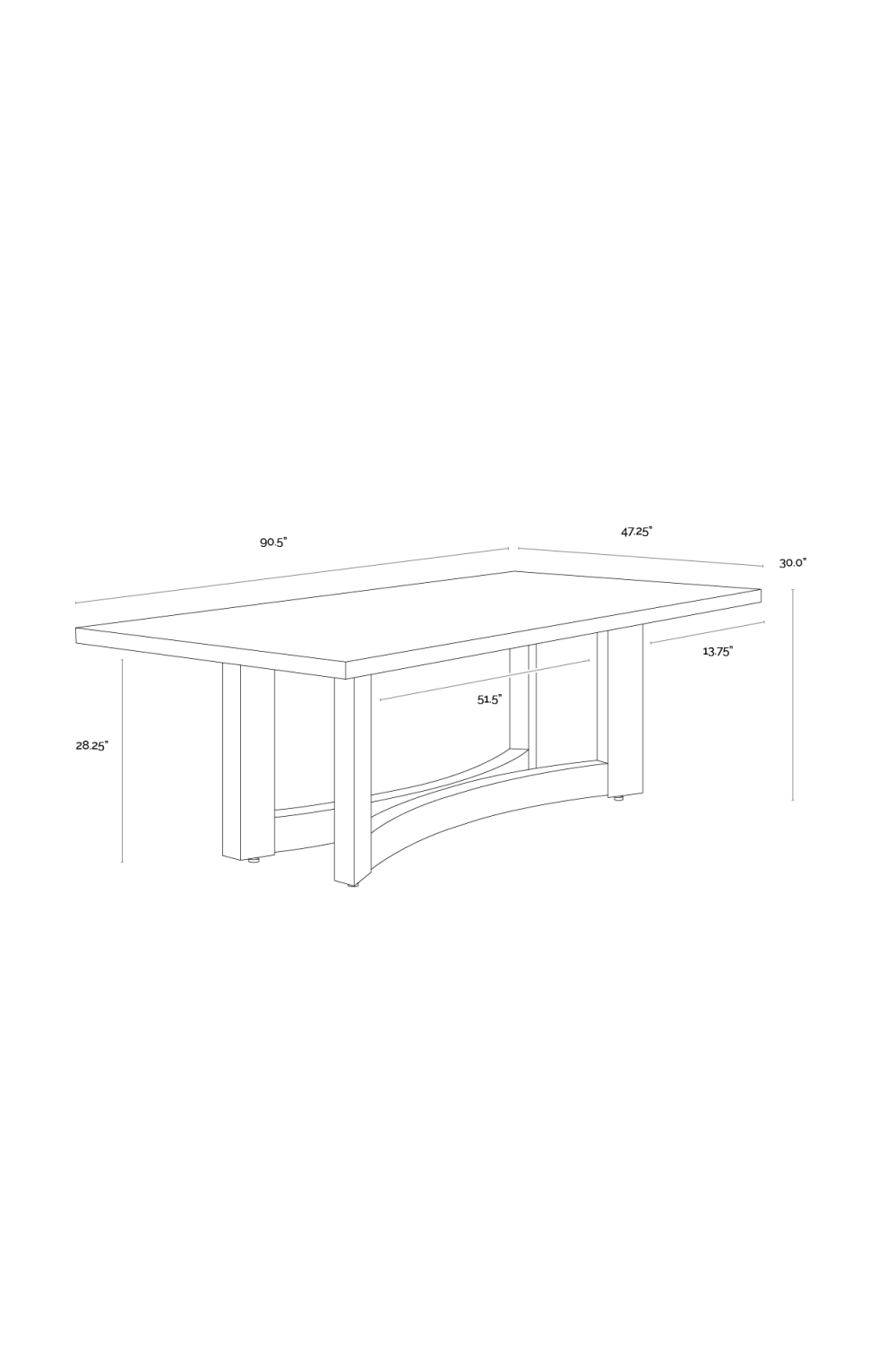 Modern European furniture - Light Washed Oak Dining Table - www.oroa.com | Oroa.com