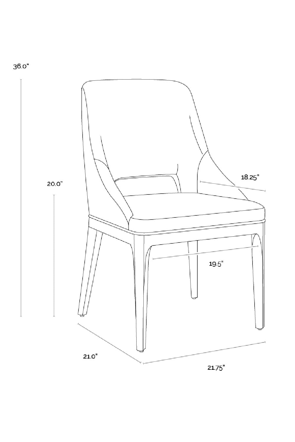 Modern European furniture - Cutout Design Dining Chair - www.oroa.com | Oroa.com