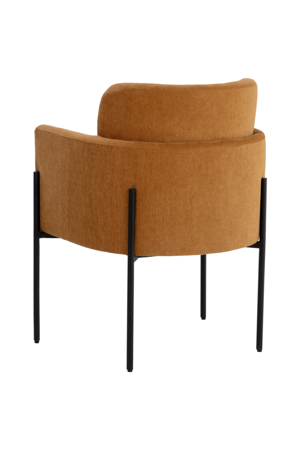 Modern European furniture - Yellow Fabric Dining Armchair - www.oroa.com | Oroa.com