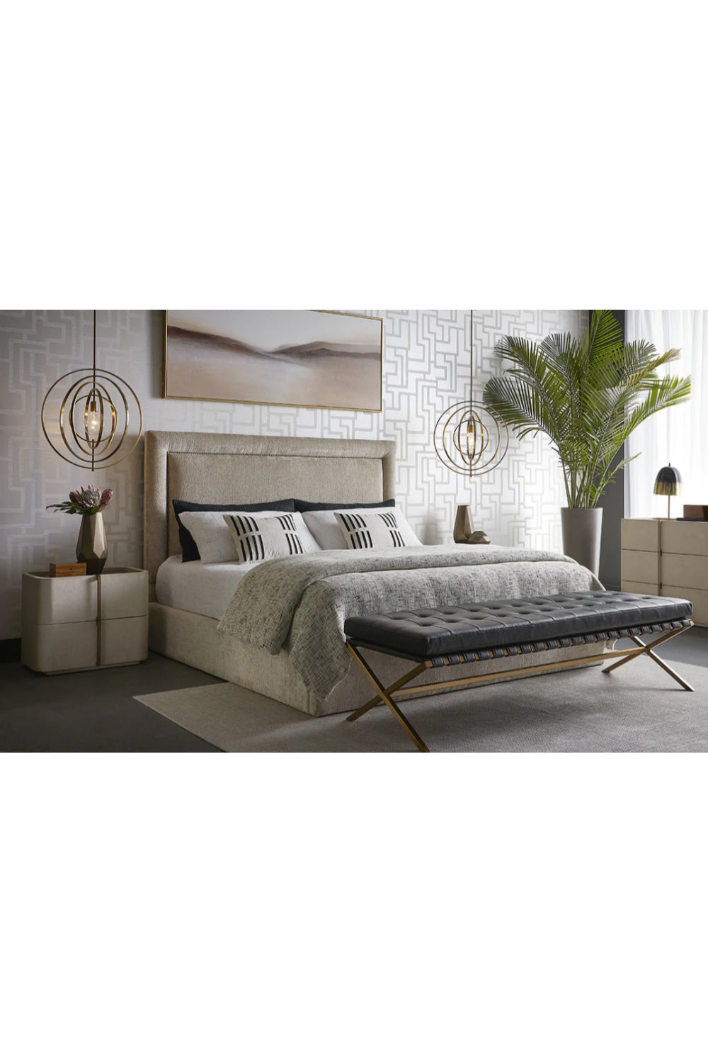 Modern European furniture - Leather-Look 6-Drawer Dresser - www.oroa.com | Oroa.com