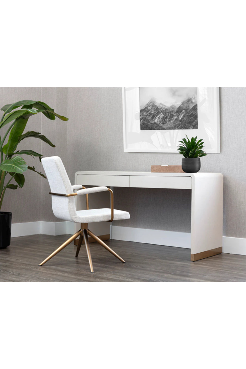 Modern European furniture - Curved Wood Desk - www.oroa.com | Oroa.com