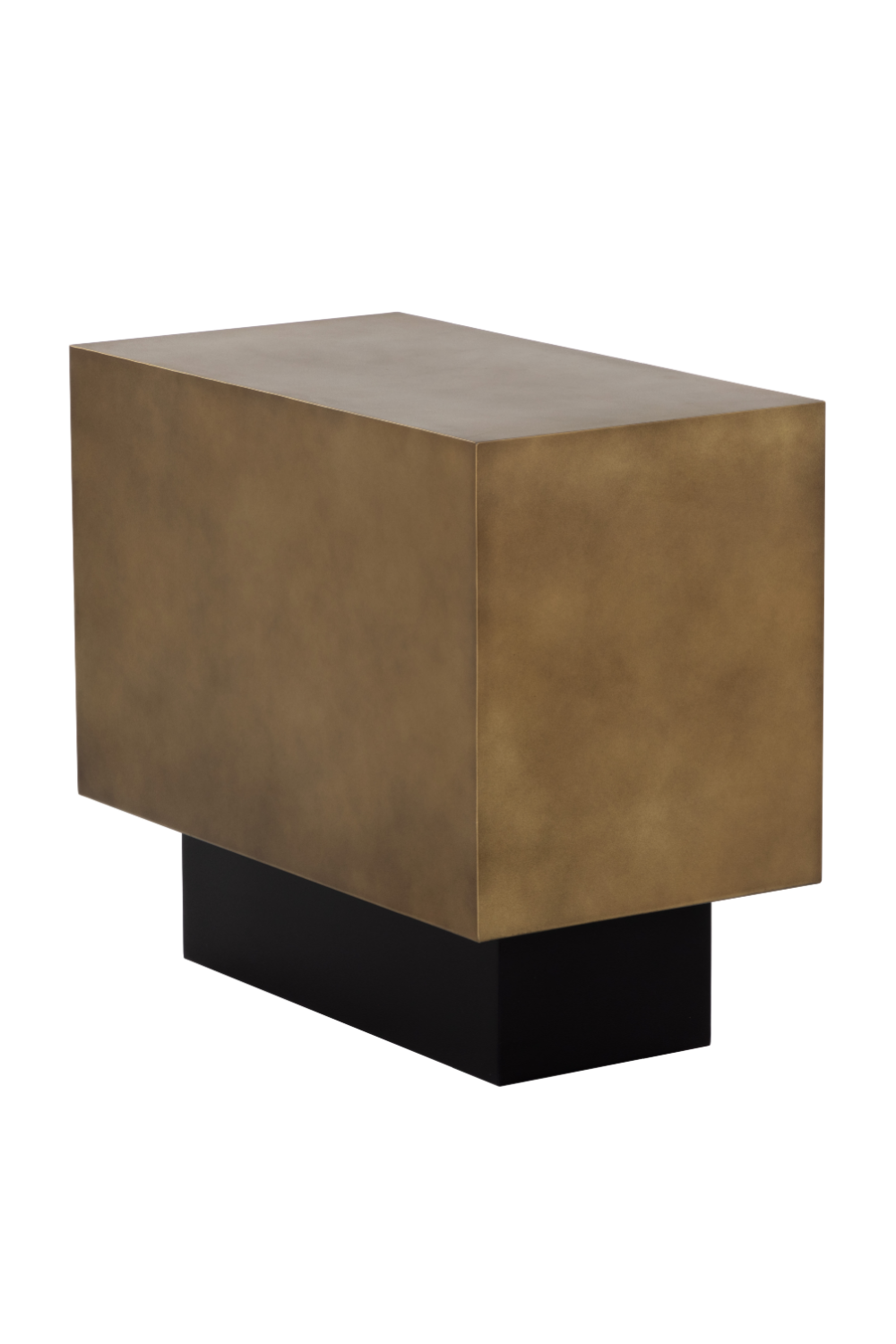 Modern European furniture - Rectangular Brass Side Table - www.oroa.com | Oroa.com